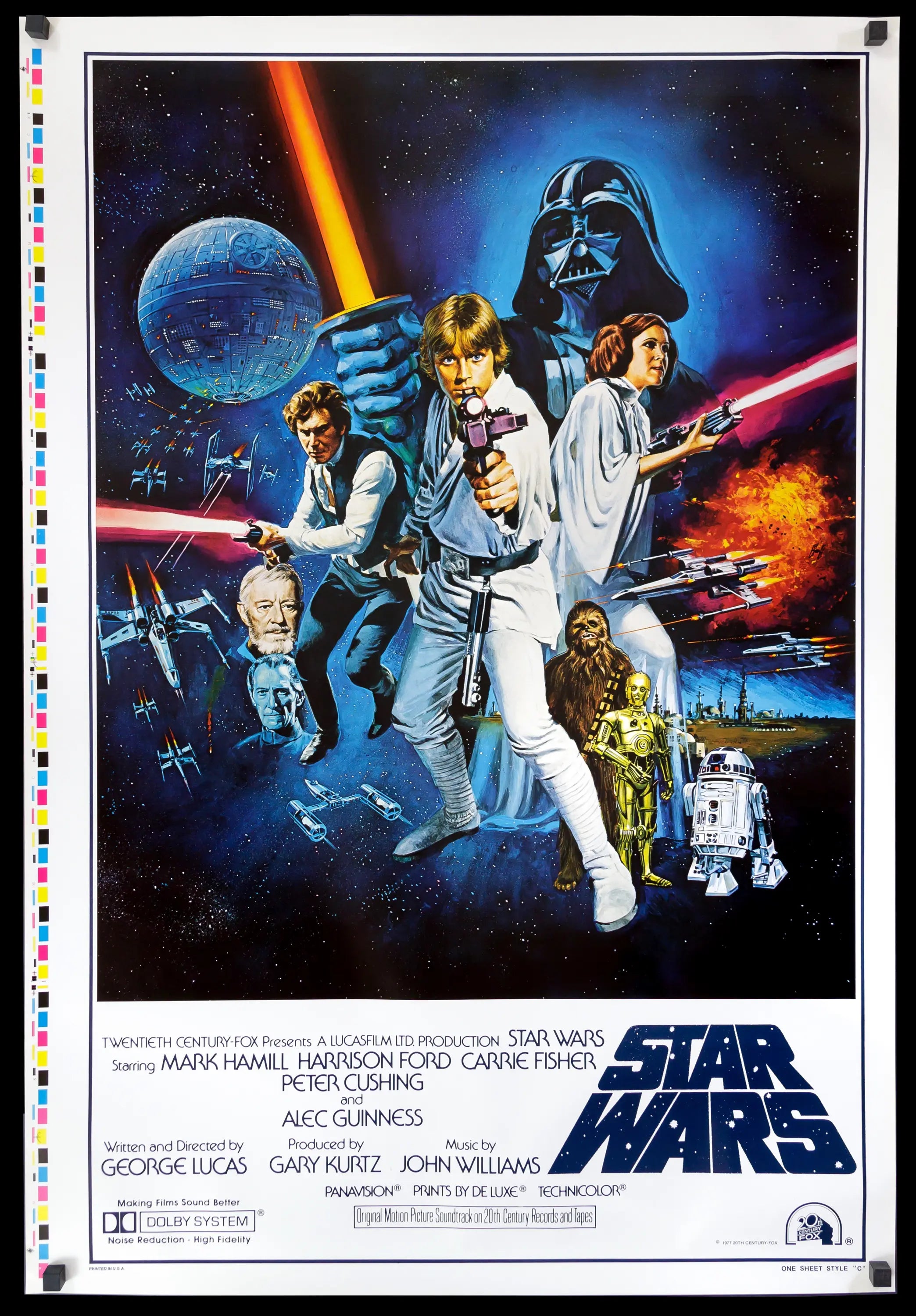 Star Wars (1977) original movie poster for sale at Originalfilmart