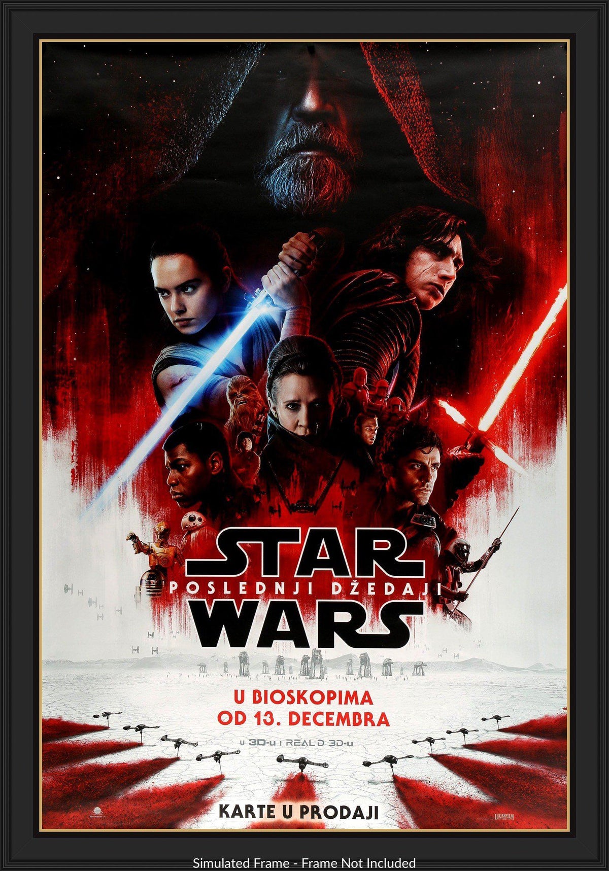 Star Wars: The Last Jedi (2017) original movie poster for sale at Originalfilmart