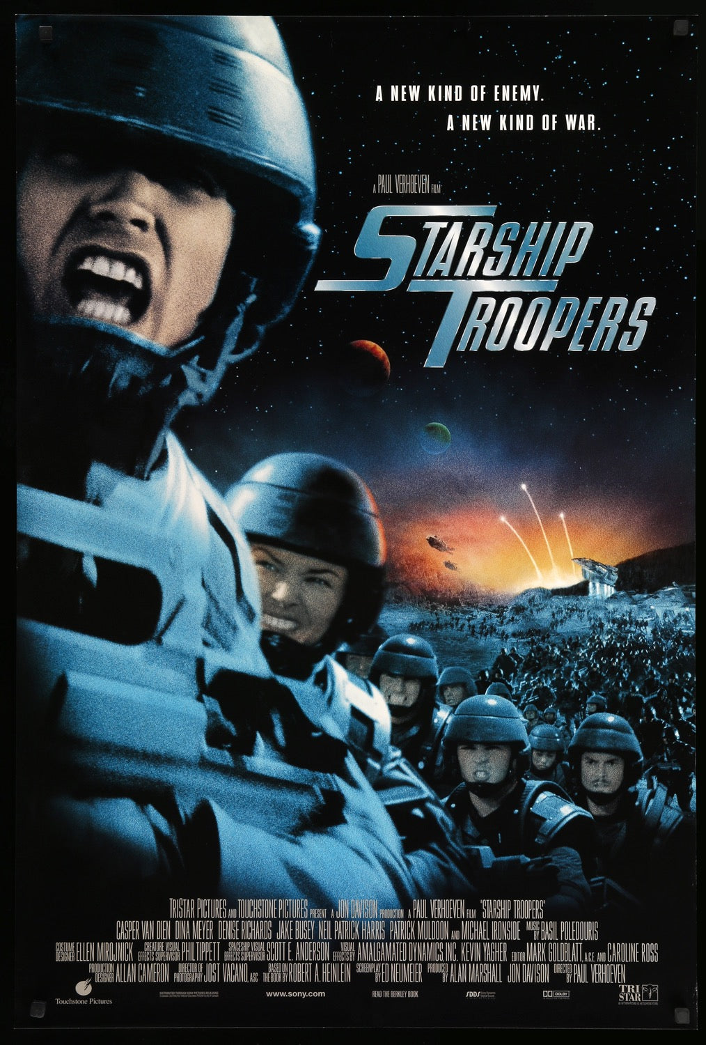 Starship Troopers (1997) original movie poster for sale at Originalfilmart