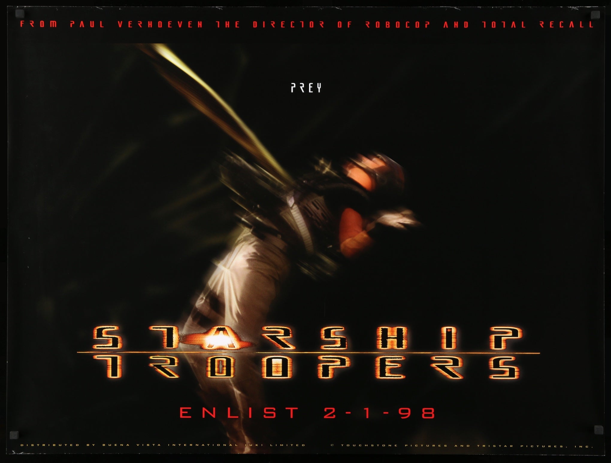 Starship Troopers (1997) original movie poster for sale at Originalfilmart