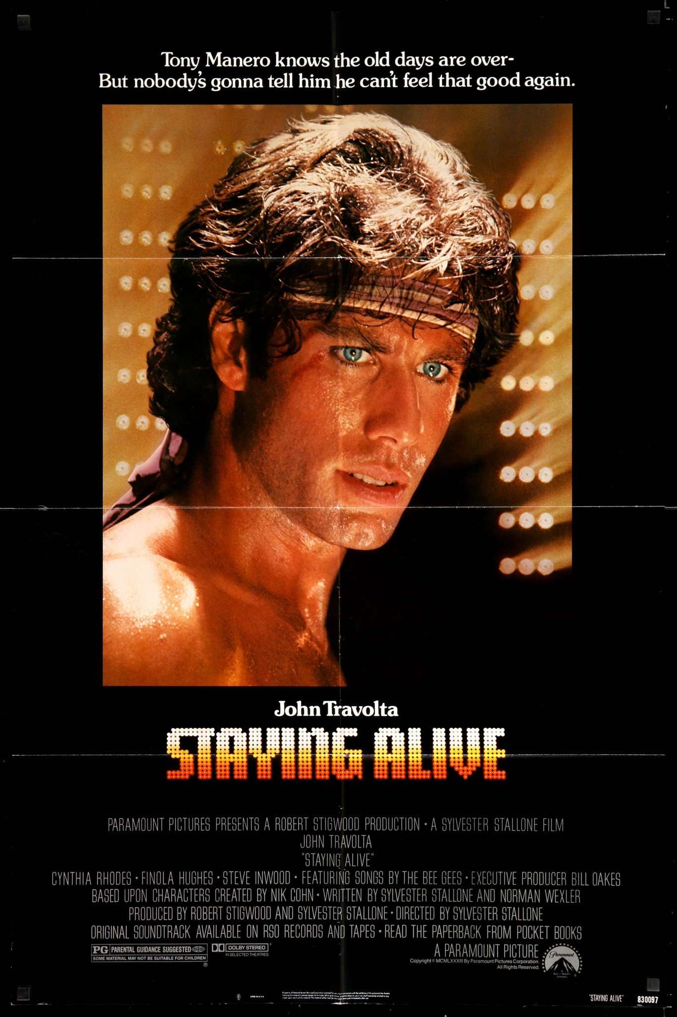 Staying Alive (1983) original movie poster for sale at Originalfilmart