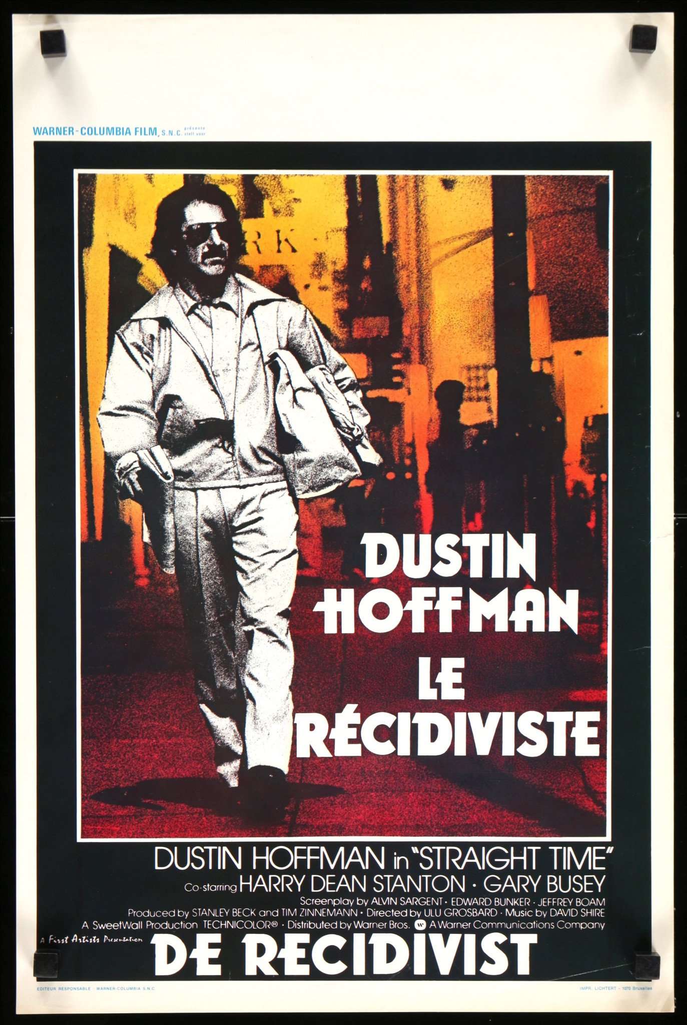 Straight Time (1978) original movie poster for sale at Originalfilmart
