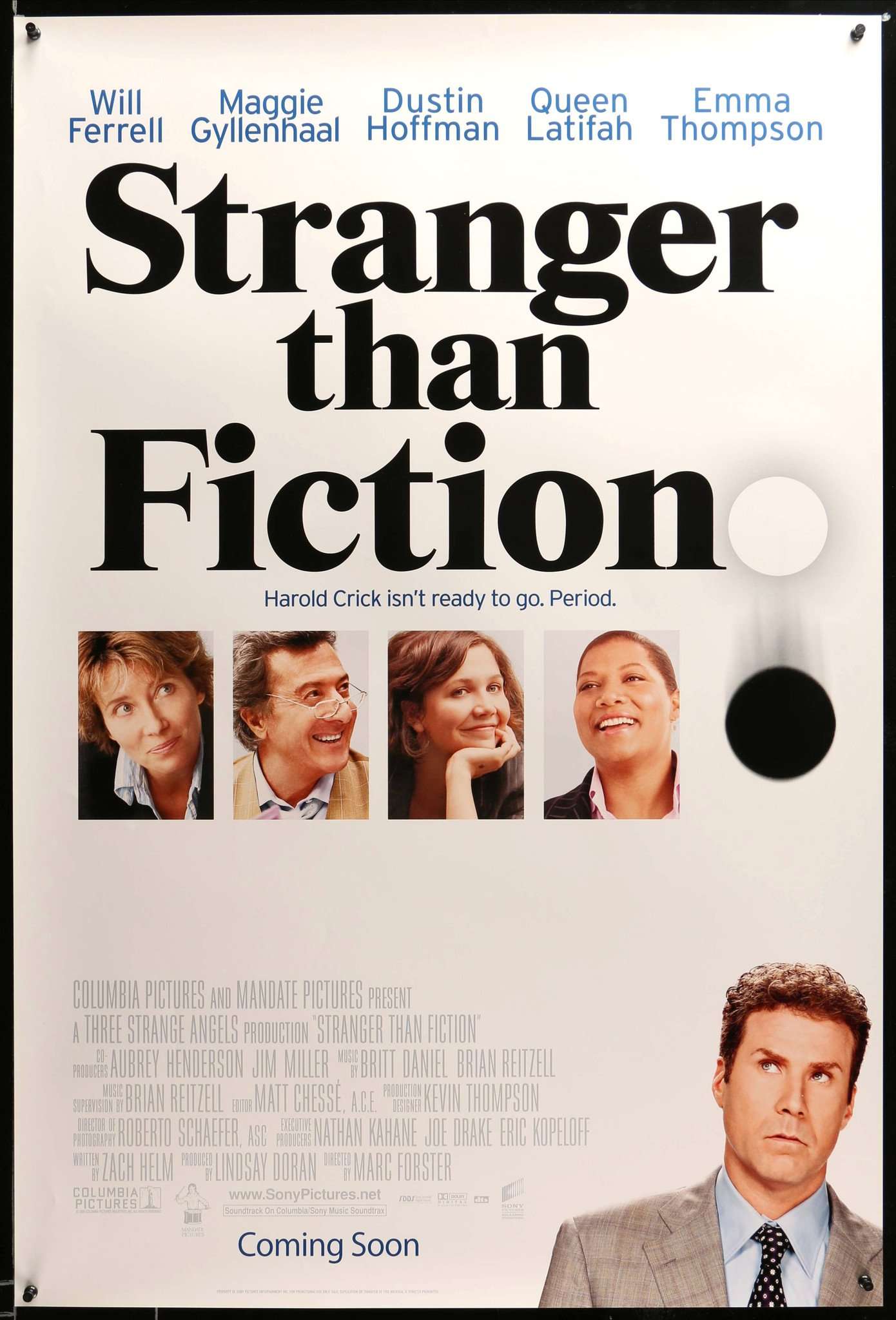 Stranger Than Fiction (2006) original movie poster for sale at Originalfilmart