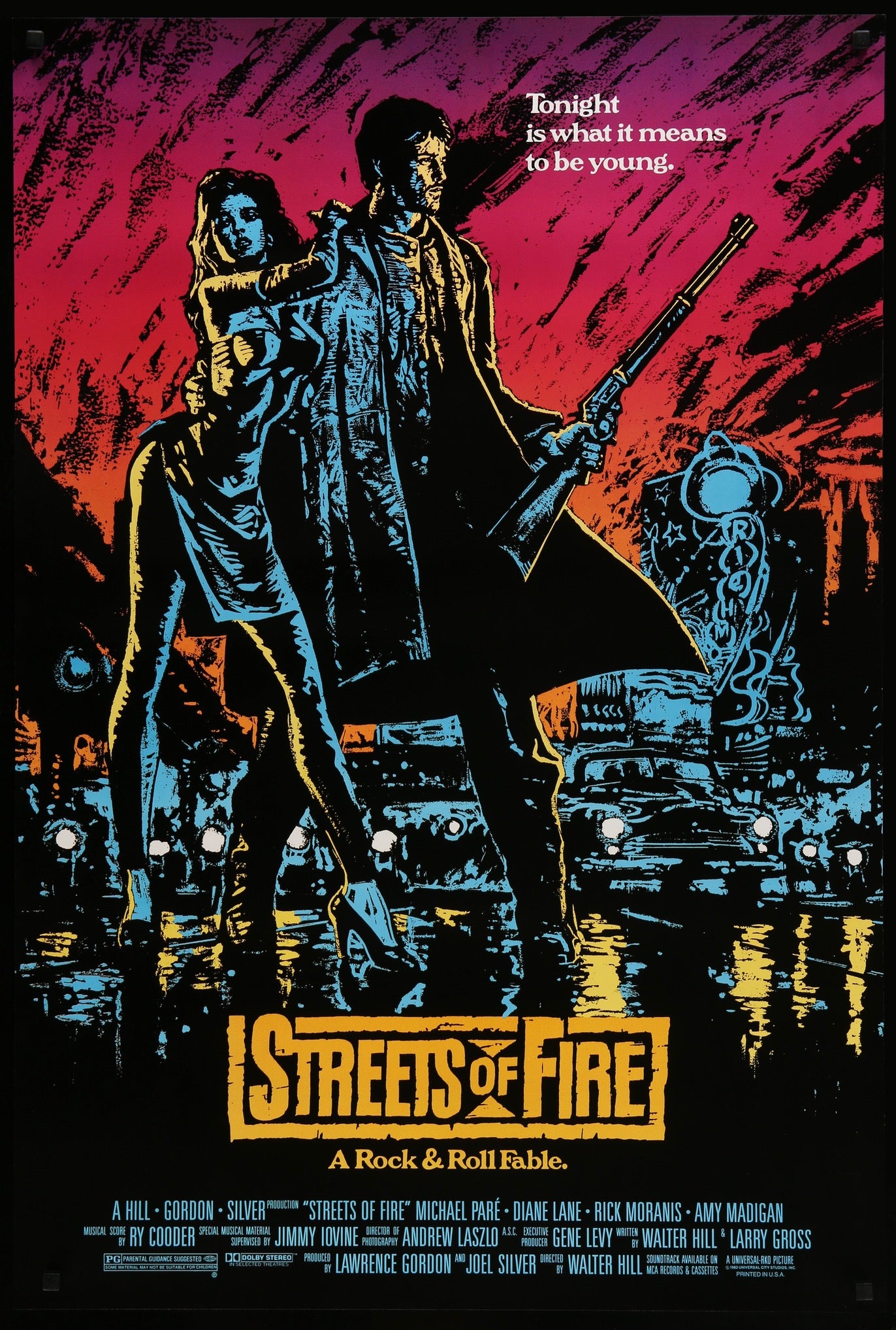 Streets of Fire (1984) original movie poster for sale at Originalfilmart