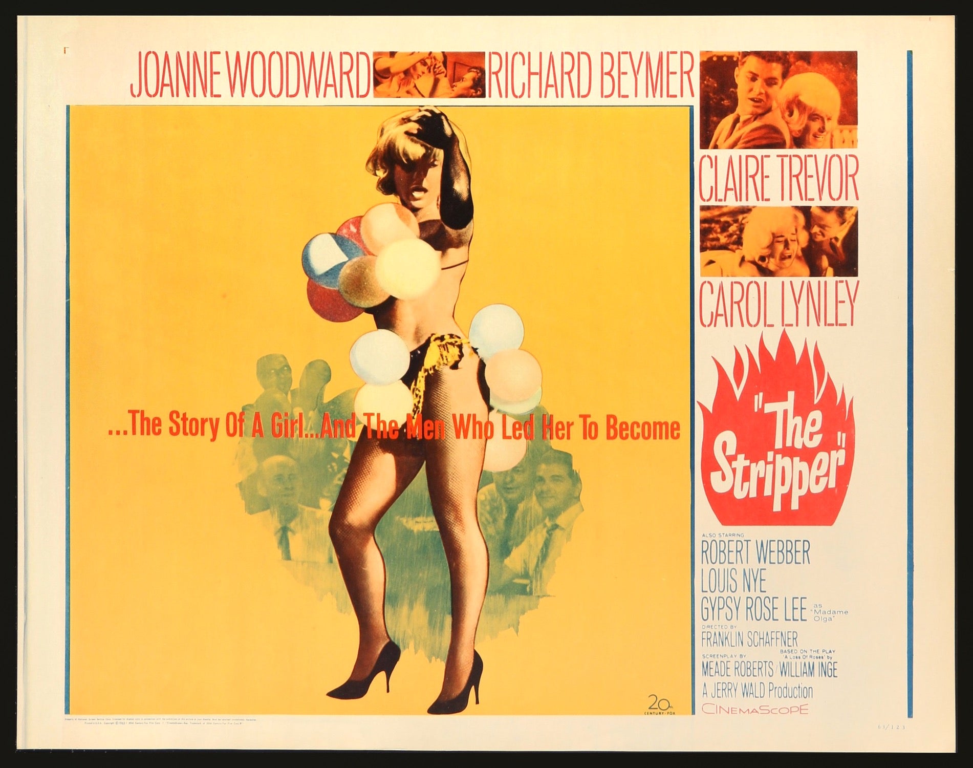 Stripper (1963) original movie poster for sale at Originalfilmart