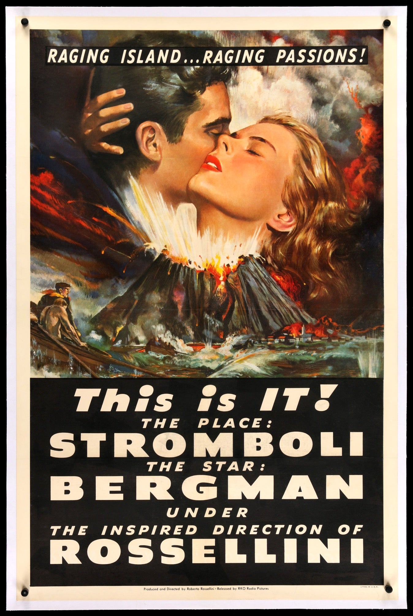 Stromboli (1950) original movie poster for sale at Originalfilmart