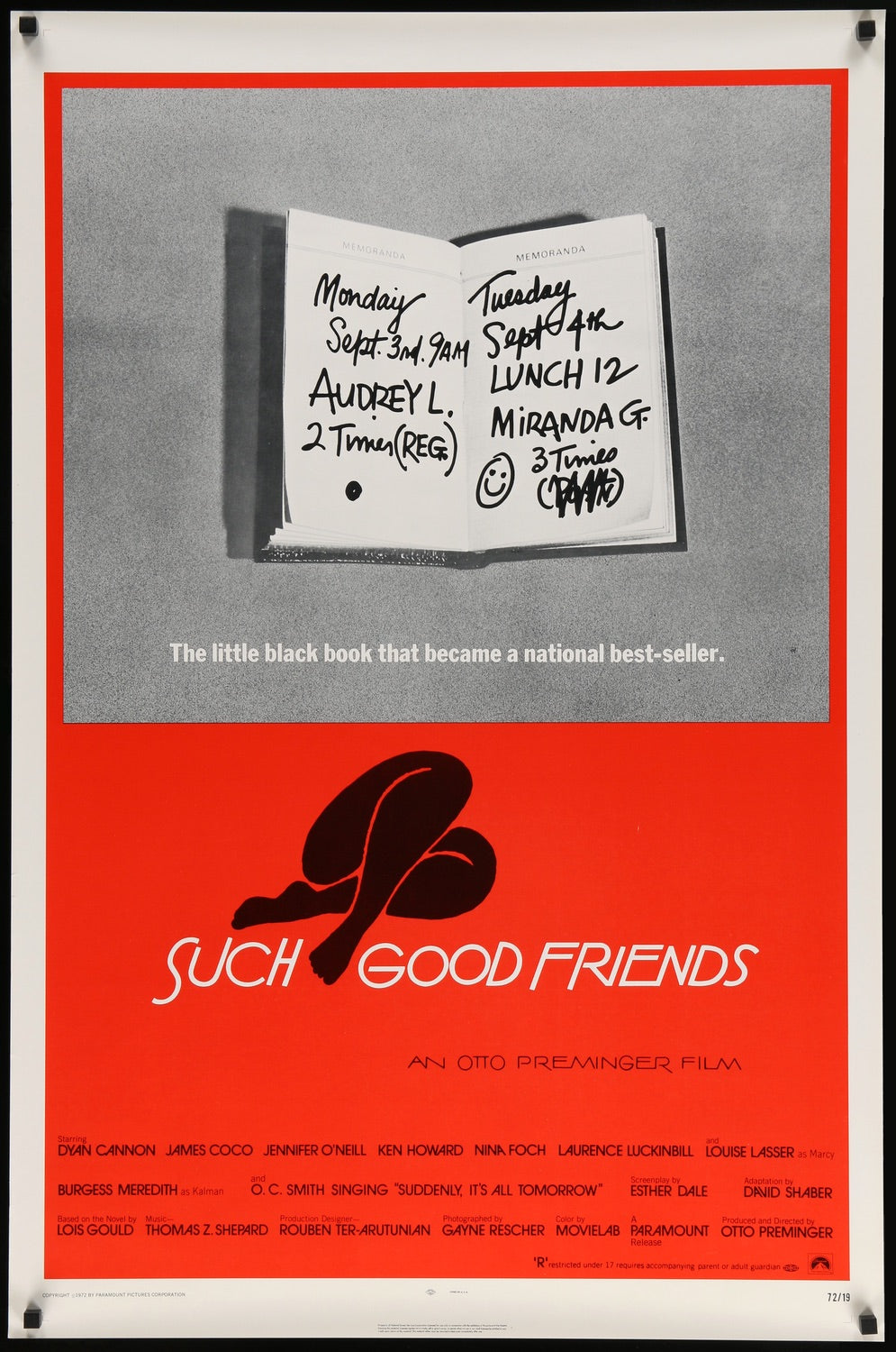 Such Good Friends (1972) original movie poster for sale at Originalfilmart