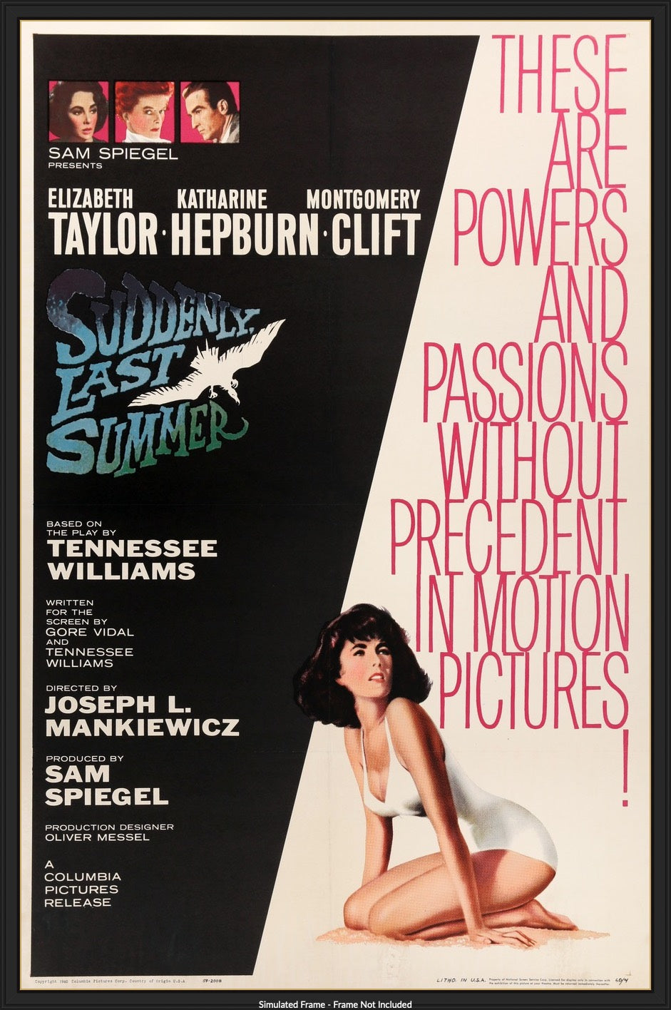 Suddenly, Last Summer (1960) original movie poster for sale at Originalfilmart