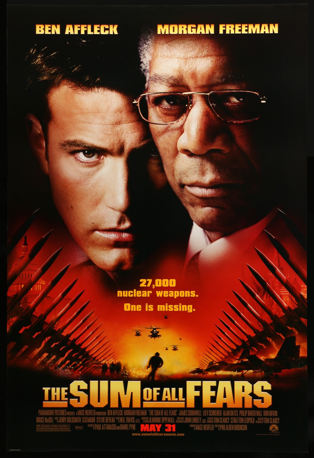 Sum of All Fears (2002) original movie poster for sale at Originalfilmart