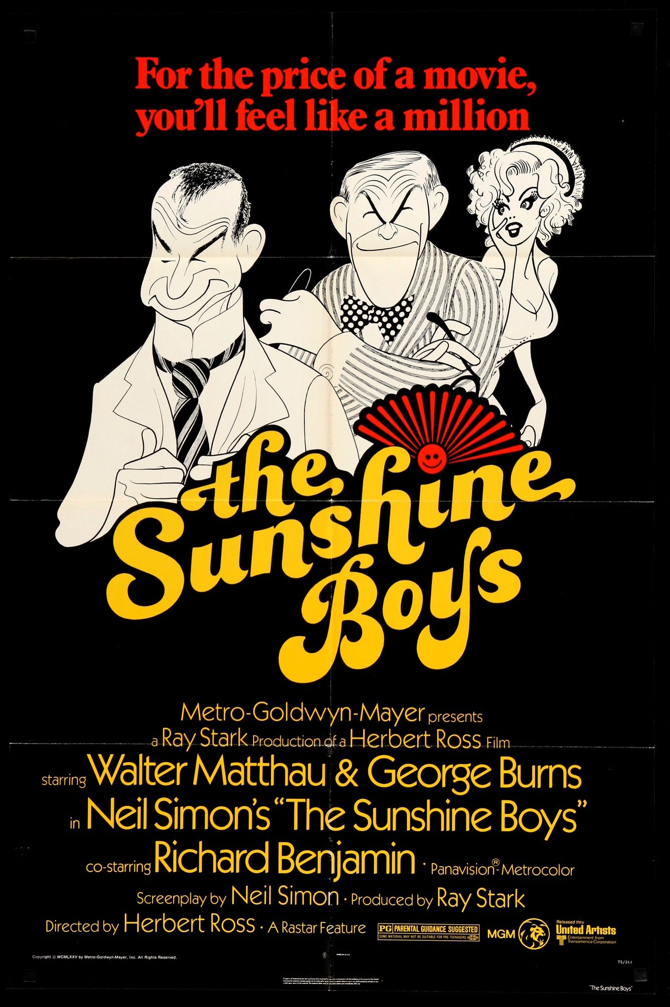 Sunshine Boys (1975) original movie poster for sale at Originalfilmart