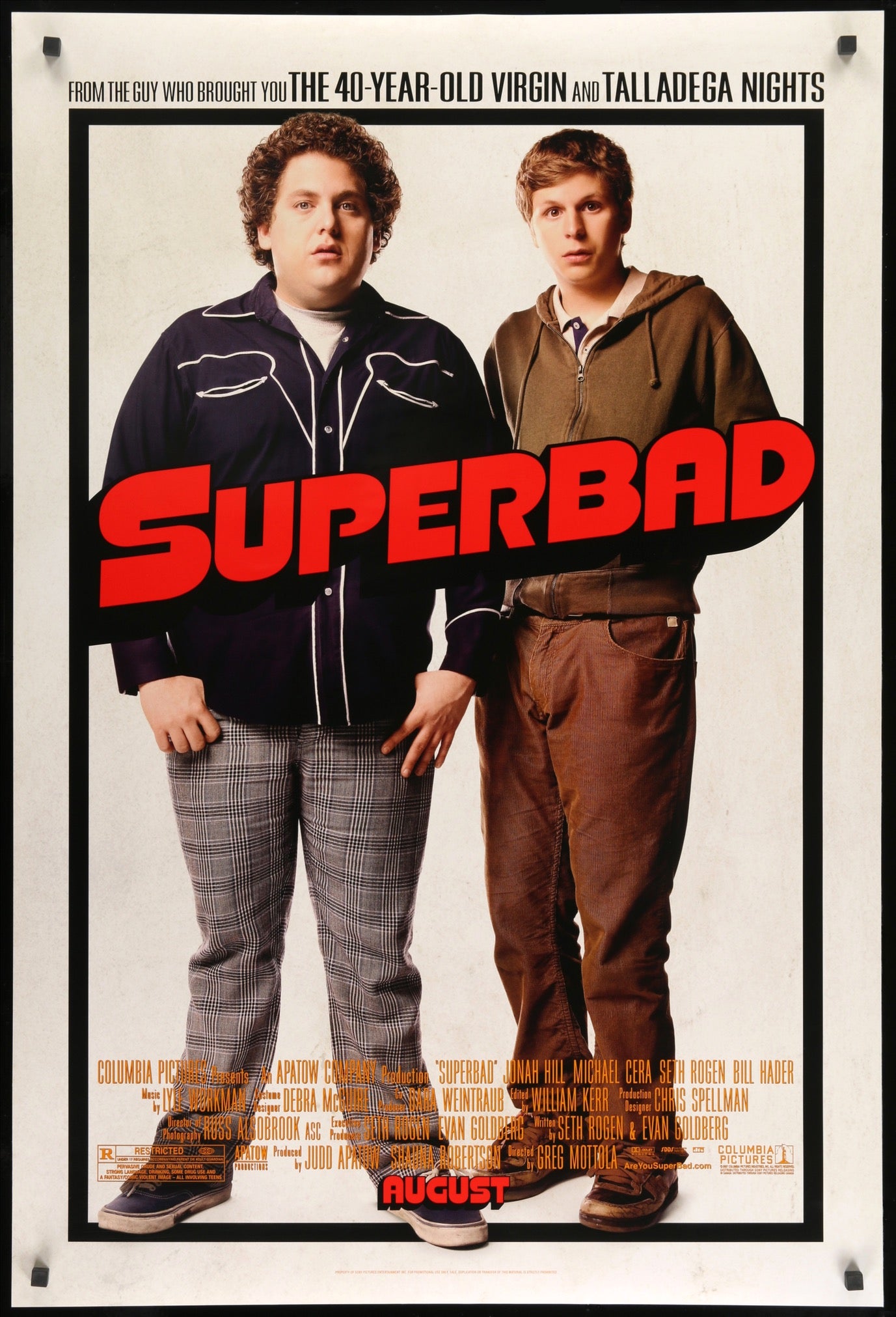 Superbad (2007) original movie poster for sale at Originalfilmart
