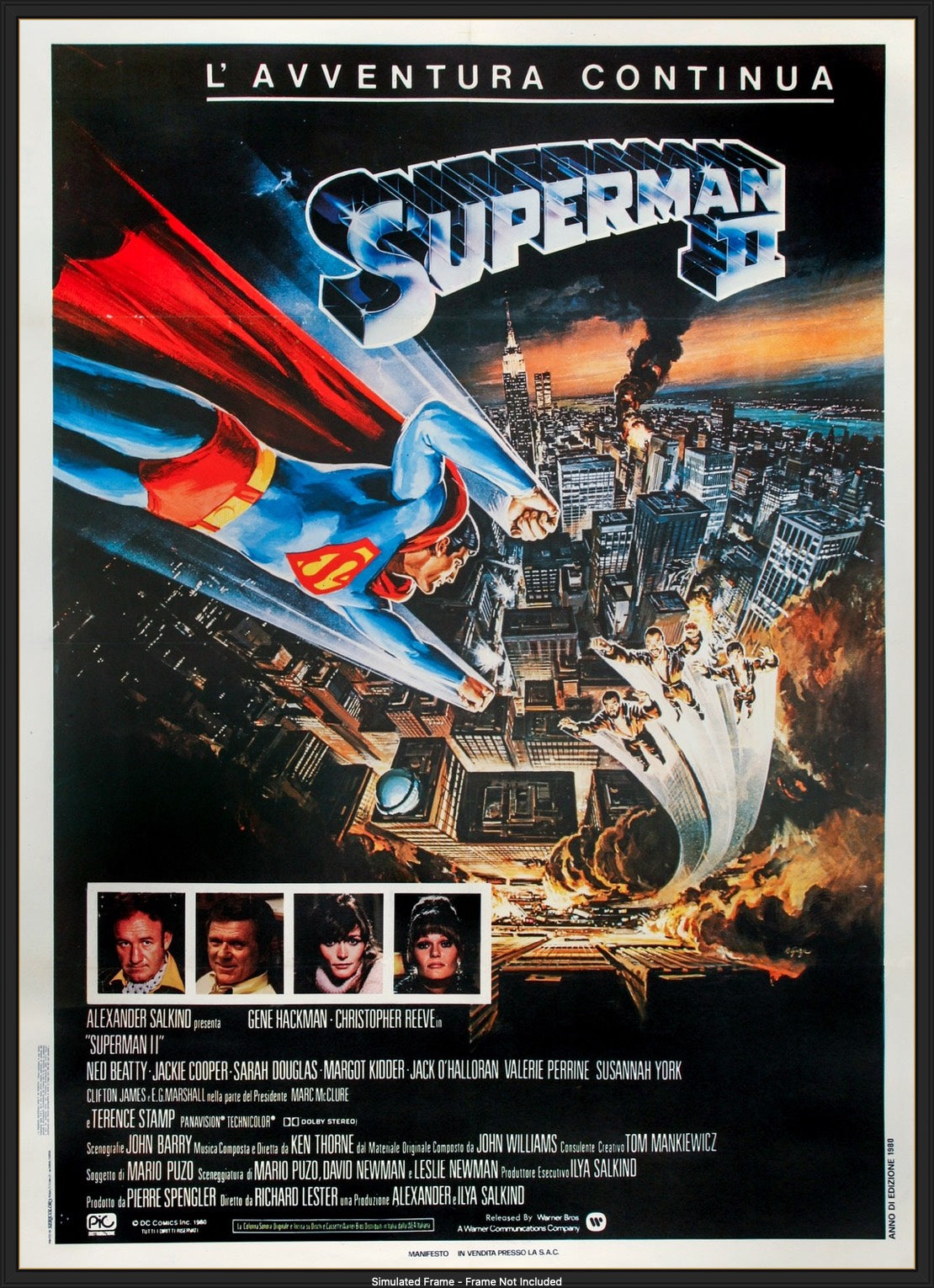 Superman II (1980) original movie poster for sale at Originalfilmart