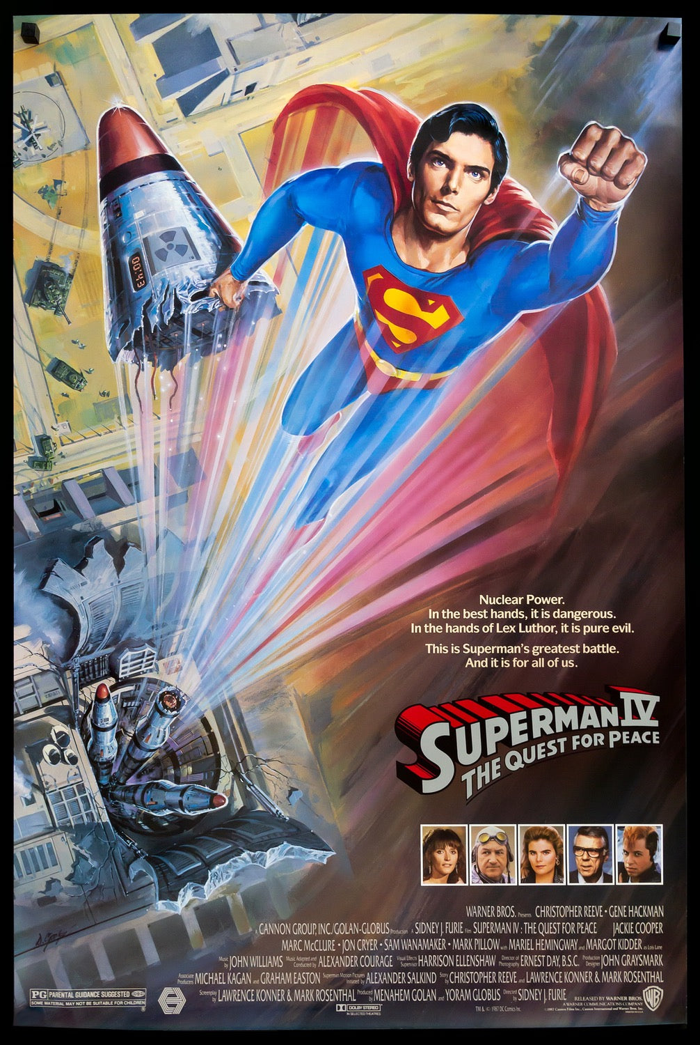 Superman IV: The Quest For Peace (1987) original movie poster for sale at Originalfilmart