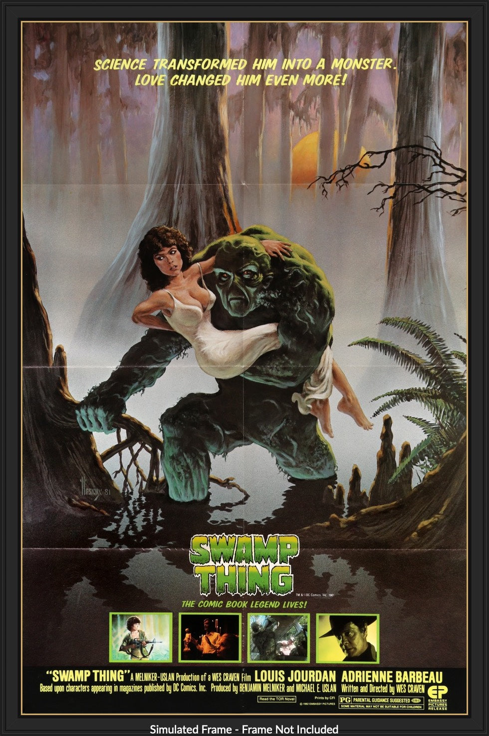 Swamp Thing (1982) original movie poster for sale at Originalfilmart