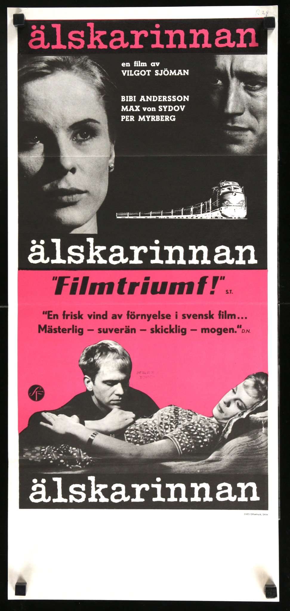 Swedish Mistress (1962) original movie poster for sale at Originalfilmart