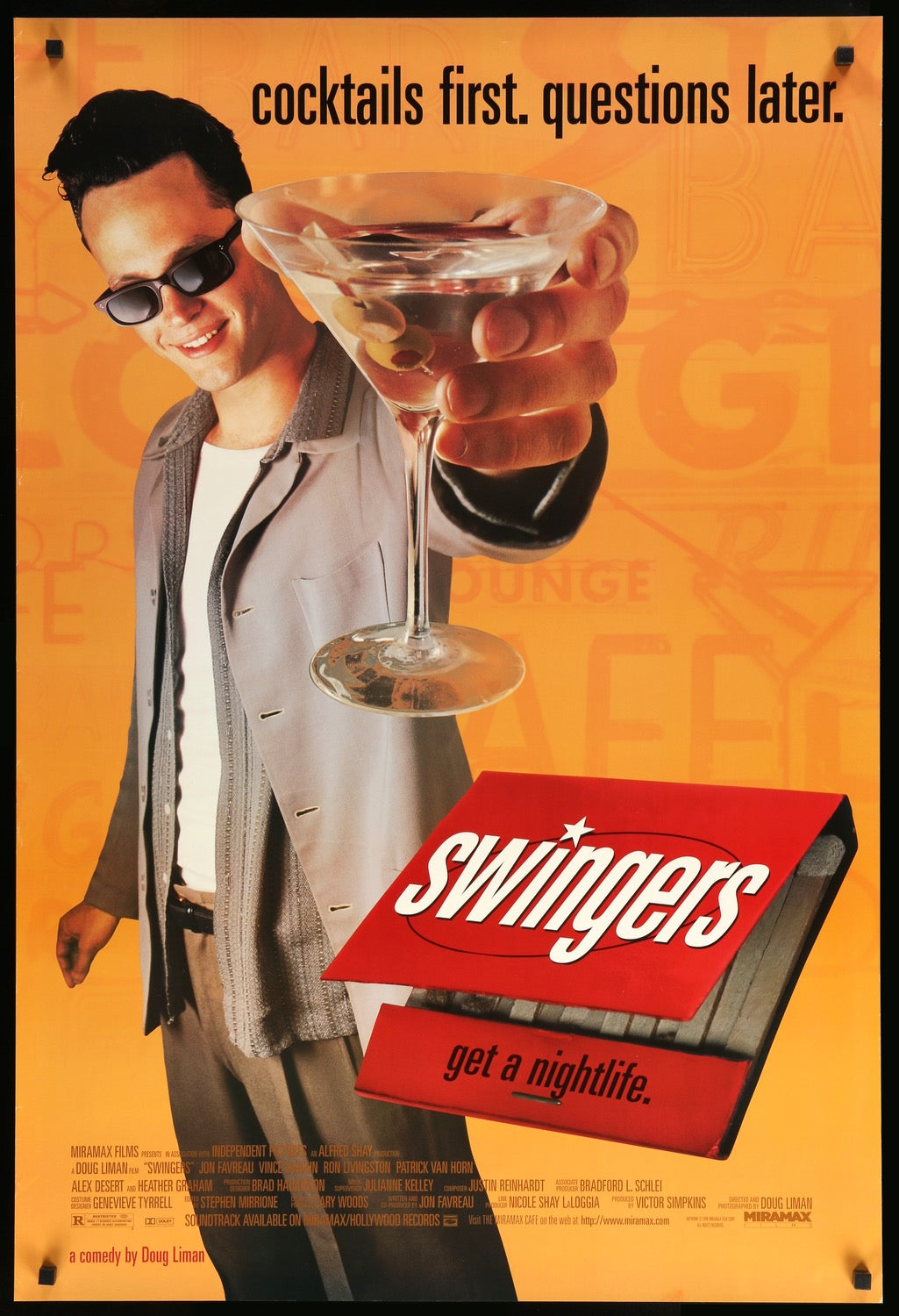 Swingers (1996) original movie poster for sale at Originalfilmart