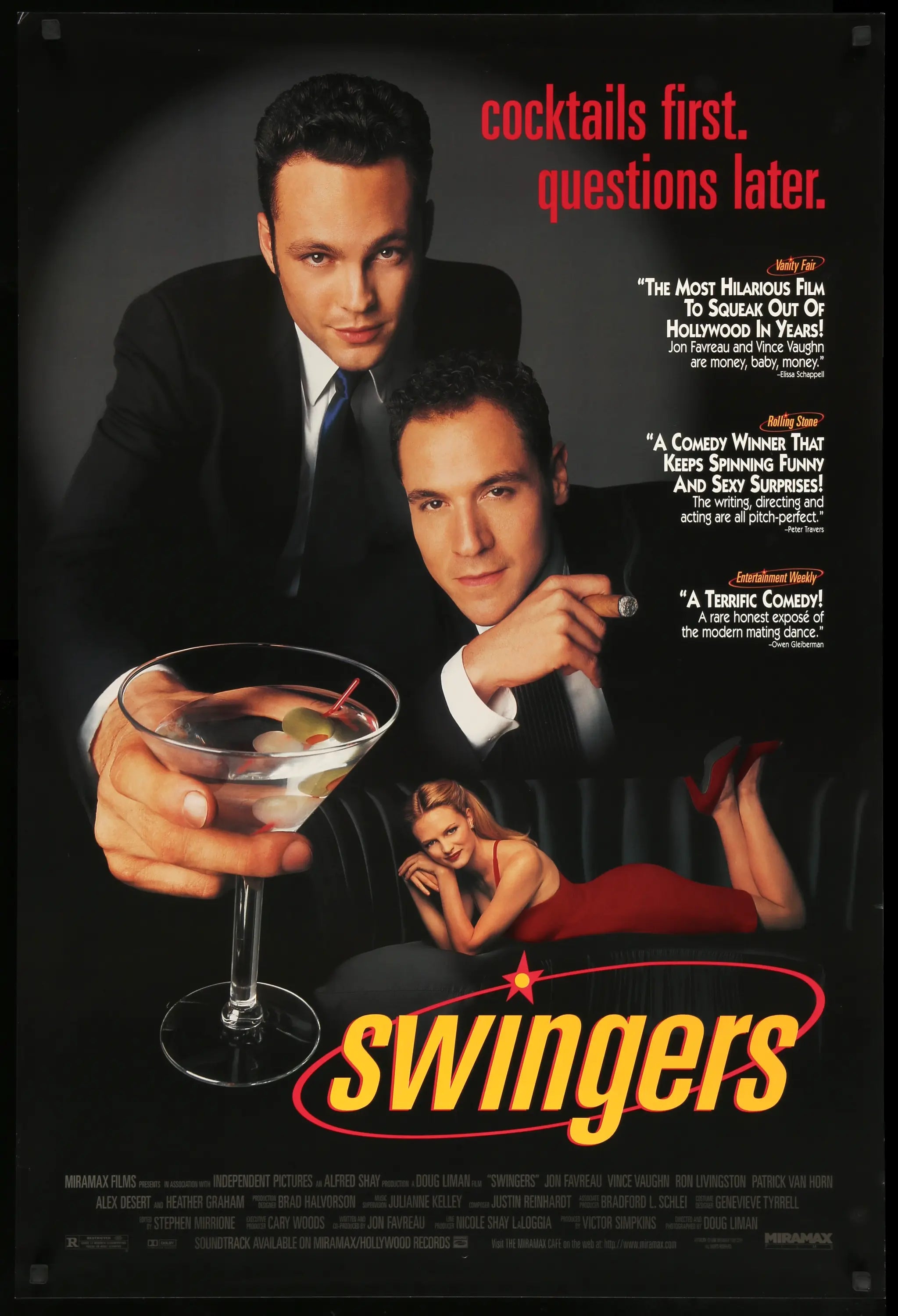 Swingers (1996) original movie poster for sale at Originalfilmart
