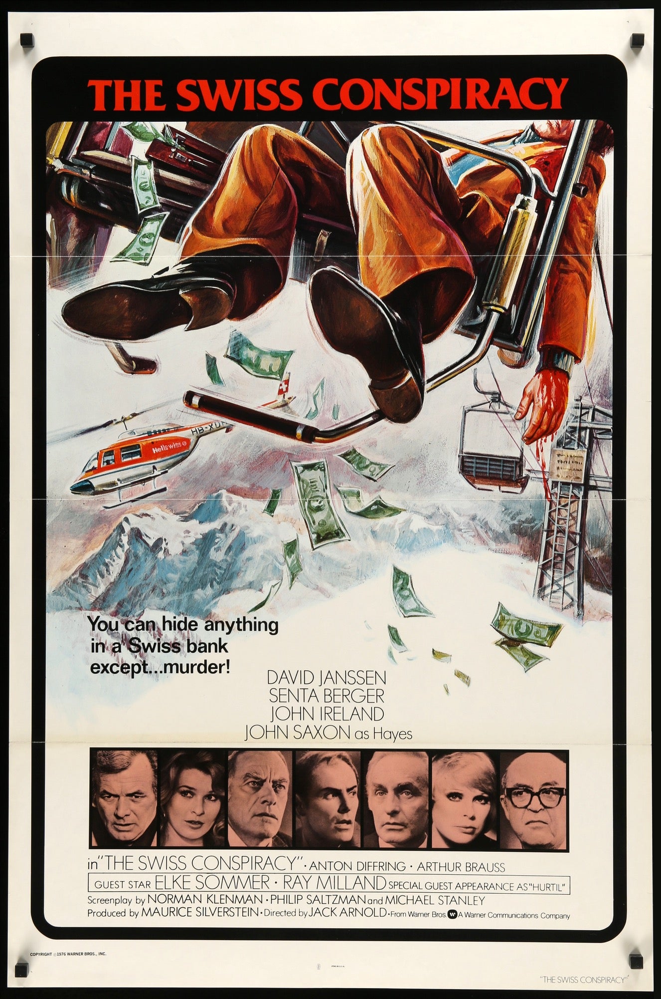 Swiss Conspiracy (1976) original movie poster for sale at Originalfilmart