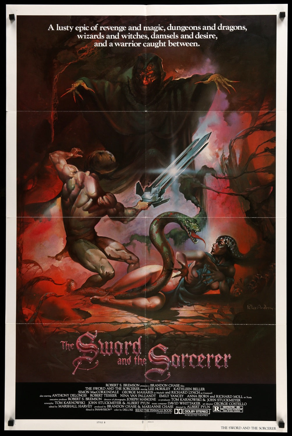 Sword and the Sorcerer (1982) original movie poster for sale at Originalfilmart