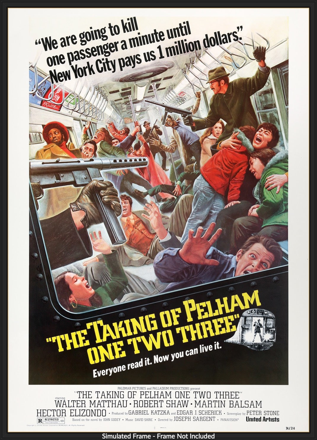 Taking of Pelham One Two Three (1974) original movie poster for sale at Originalfilmart