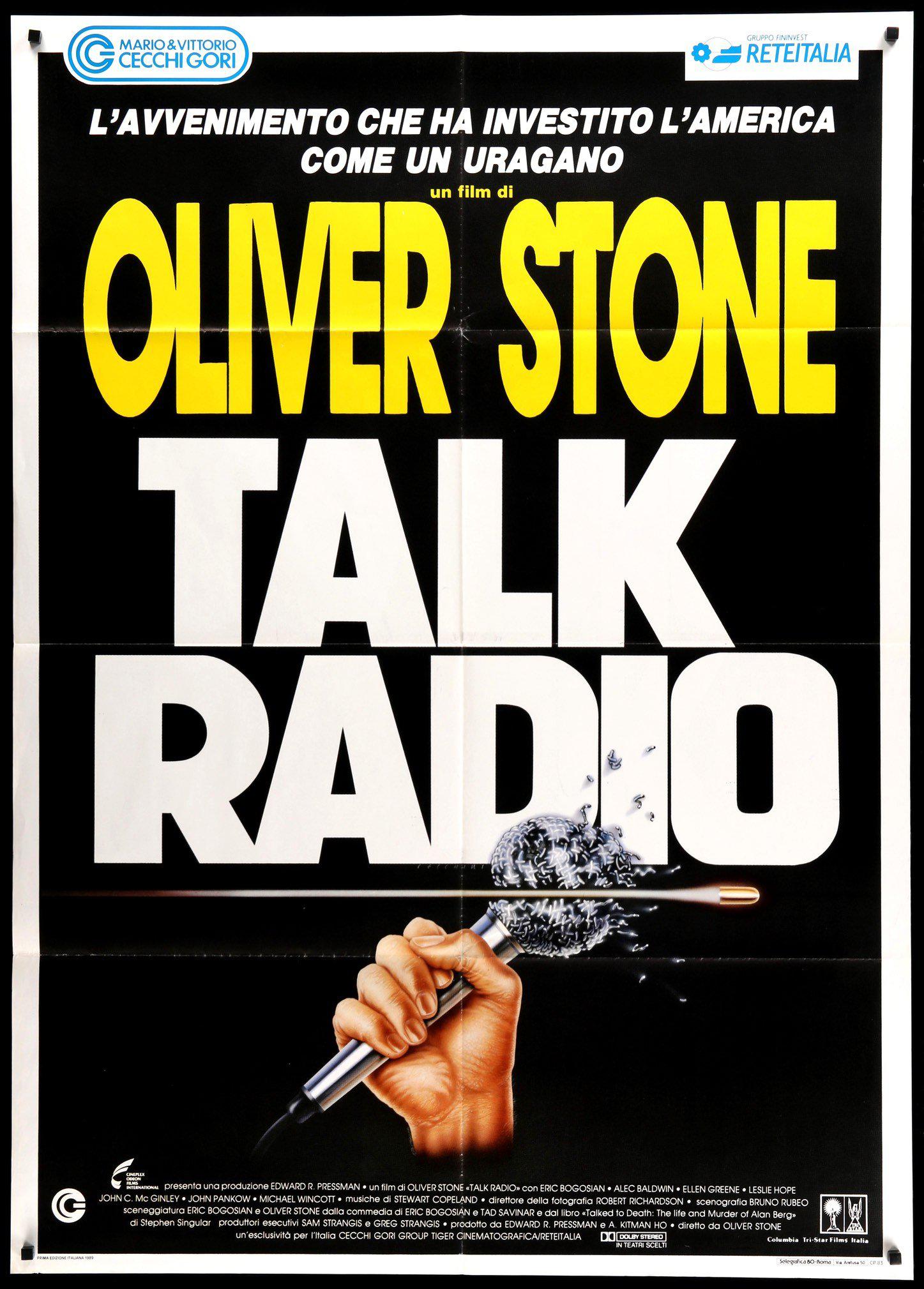 Talk Radio (1988) original movie poster for sale at Originalfilmart