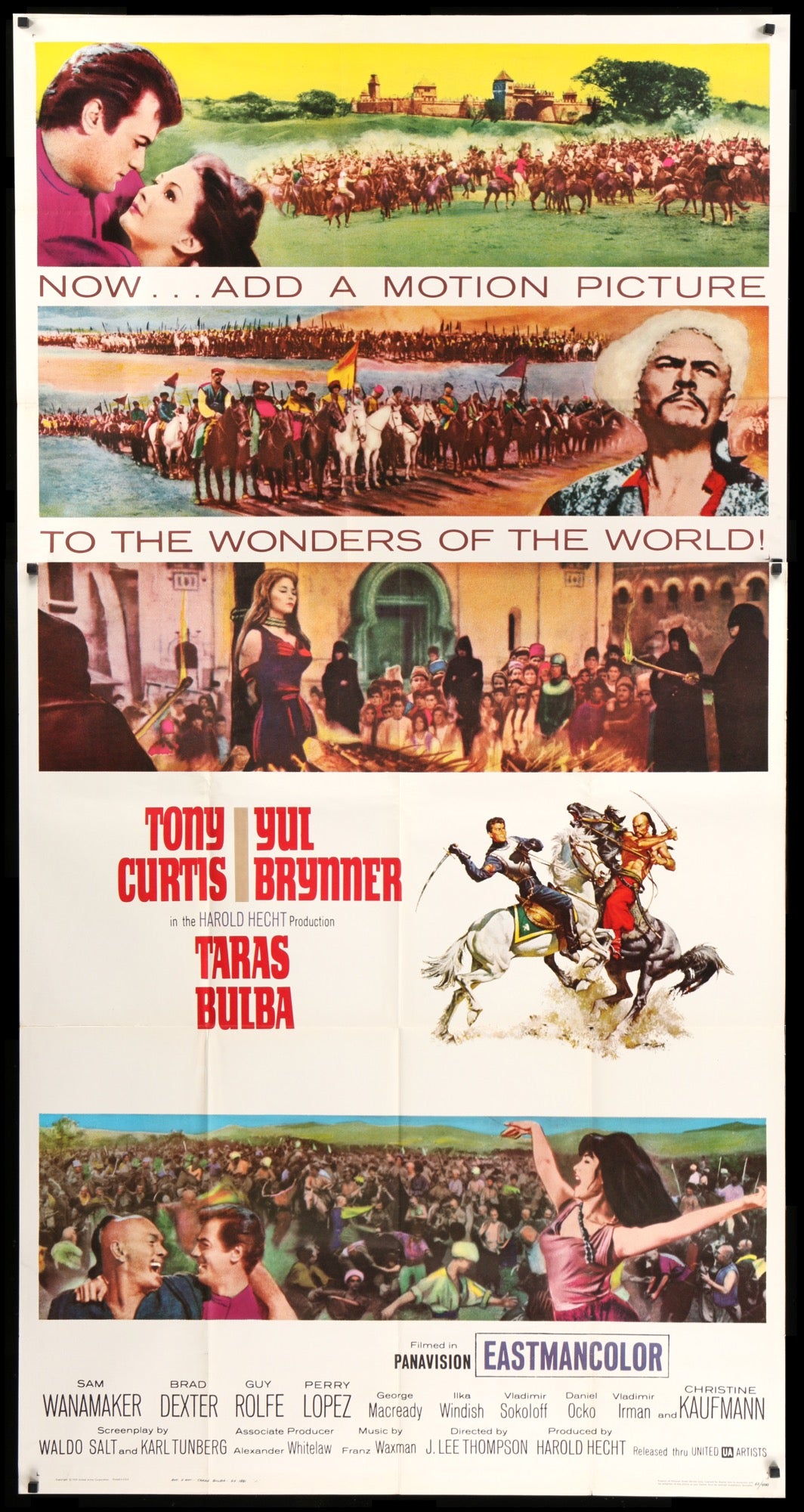 Taras Bulba (1962) original movie poster for sale at Originalfilmart