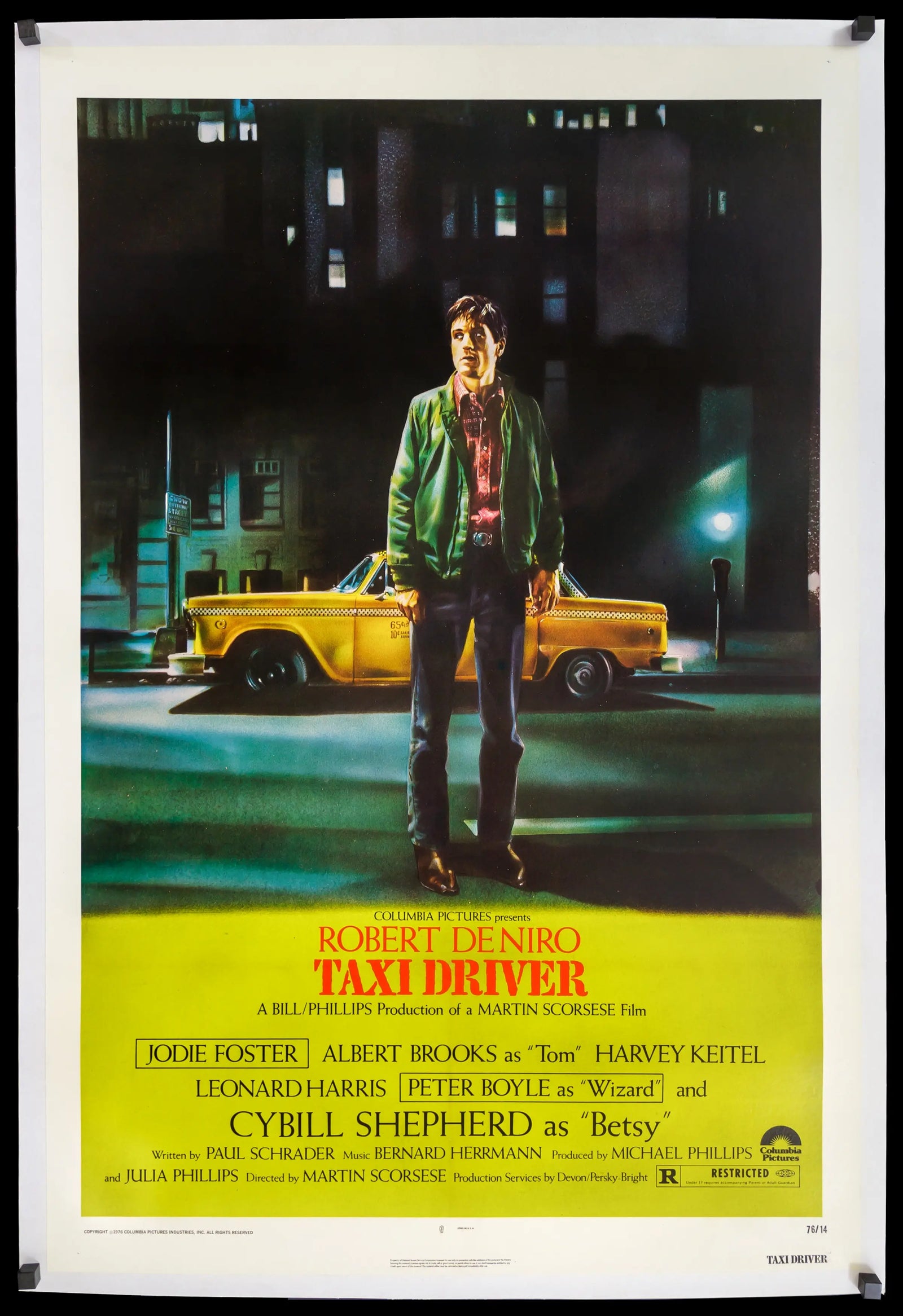 Taxi Driver (1976) original movie poster for sale at Originalfilmart