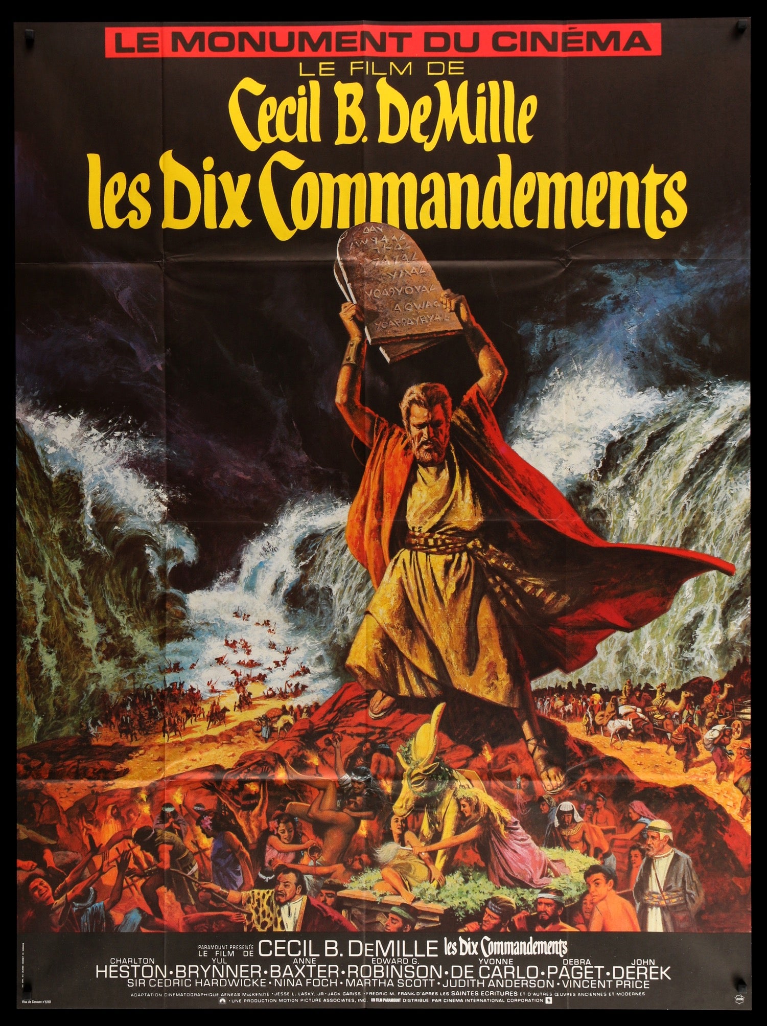 Ten Commandments (1956) original movie poster for sale at Originalfilmart