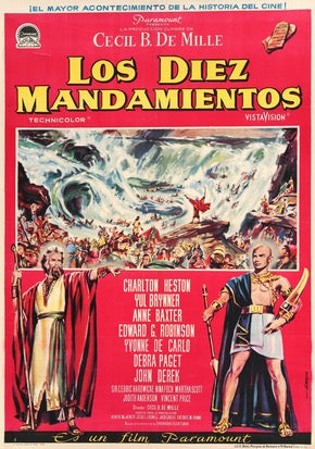 Ten Commandments (1956) original movie poster for sale at Originalfilmart