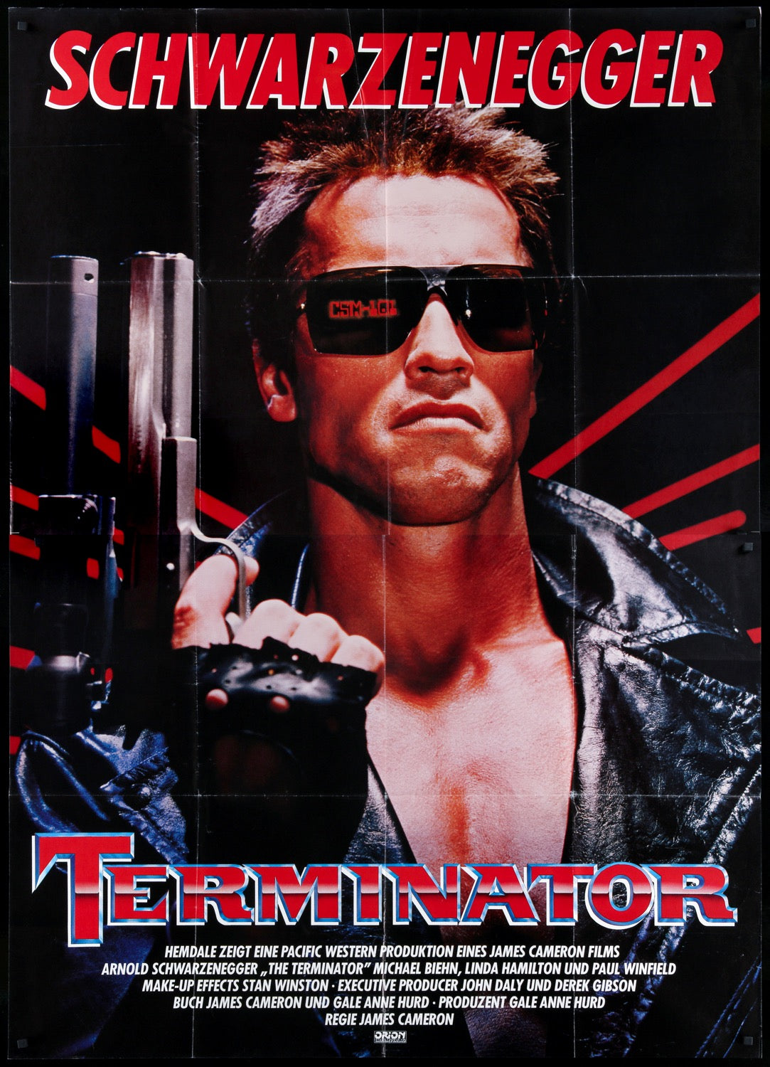 Terminator (1984) original movie poster for sale at Originalfilmart