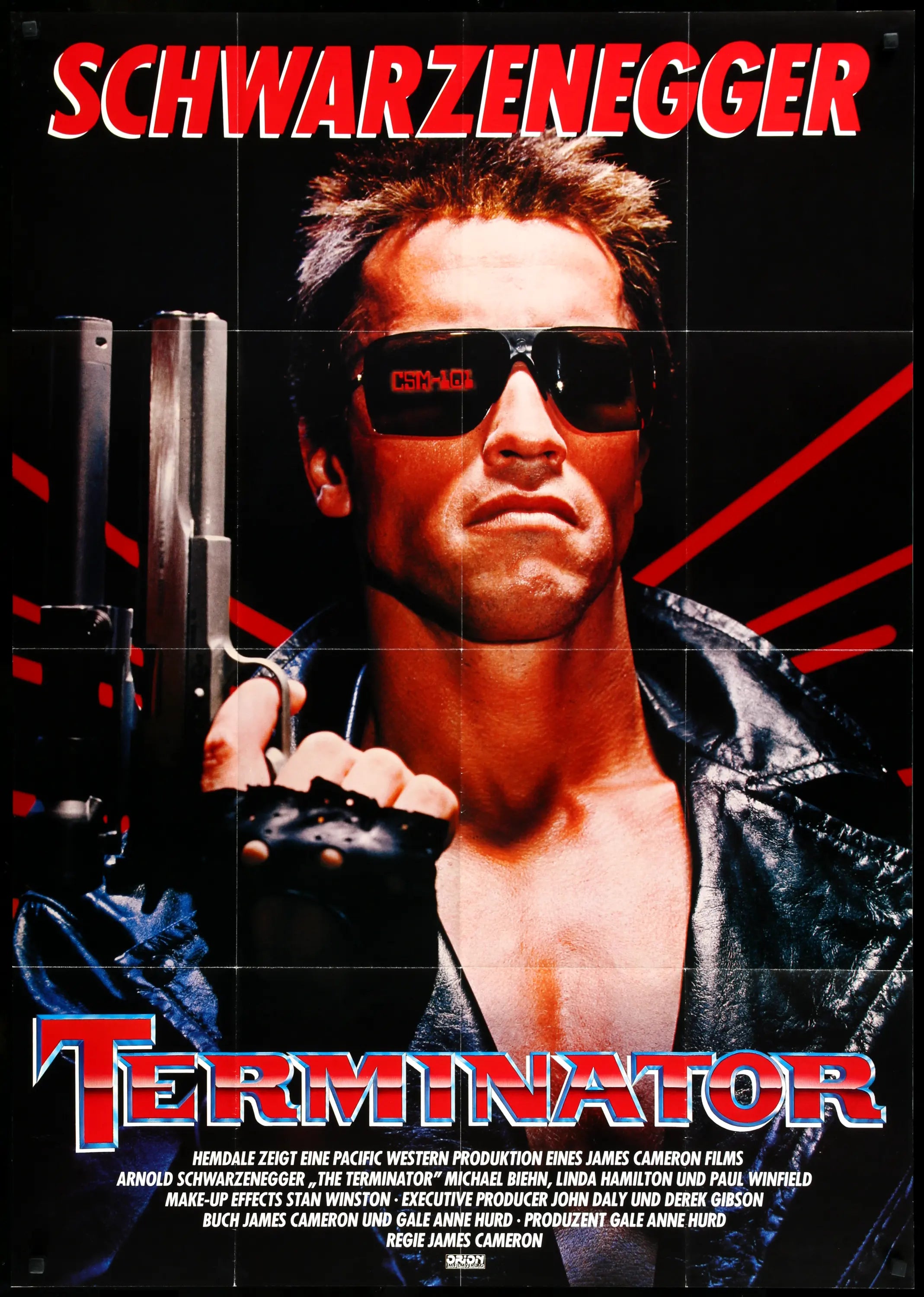 Terminator (1984) original movie poster for sale at Originalfilmart