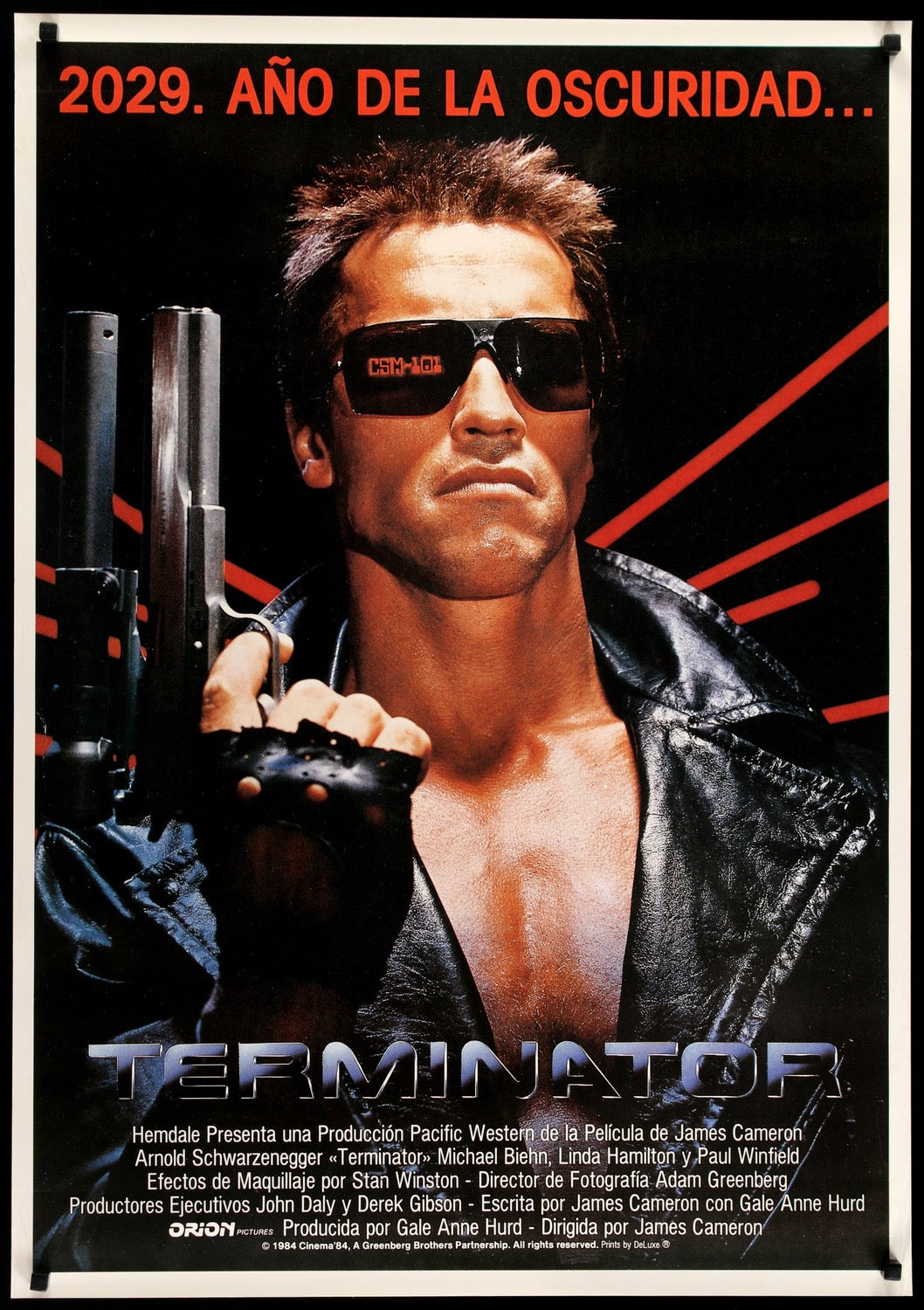 Terminator (1984) original movie poster for sale at Originalfilmart