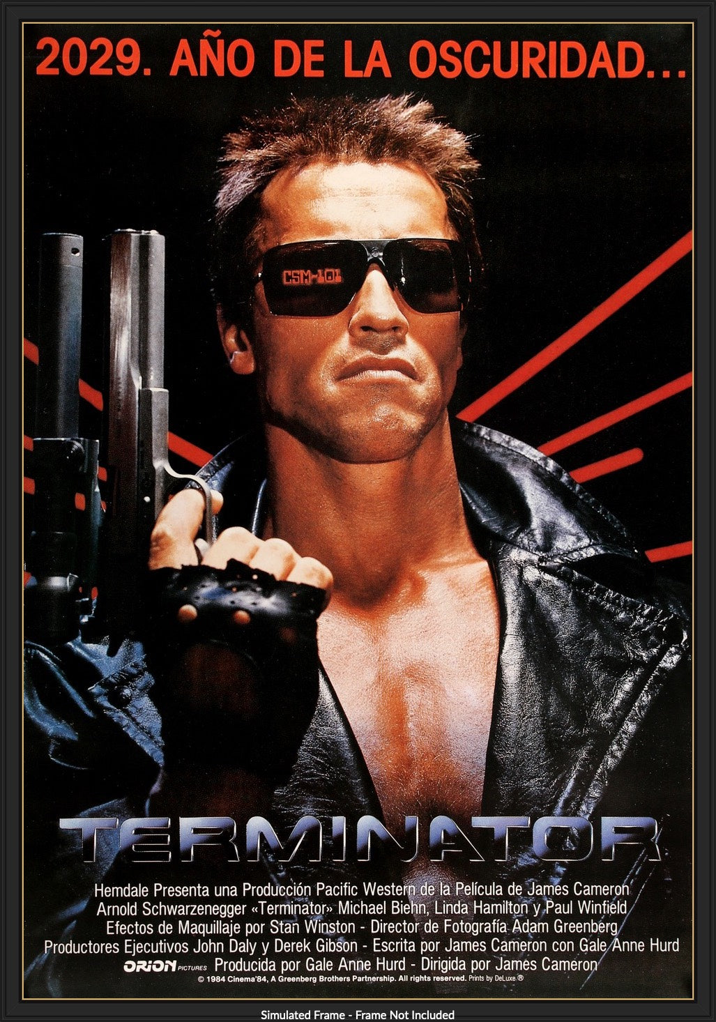Terminator (1984) original movie poster for sale at Originalfilmart