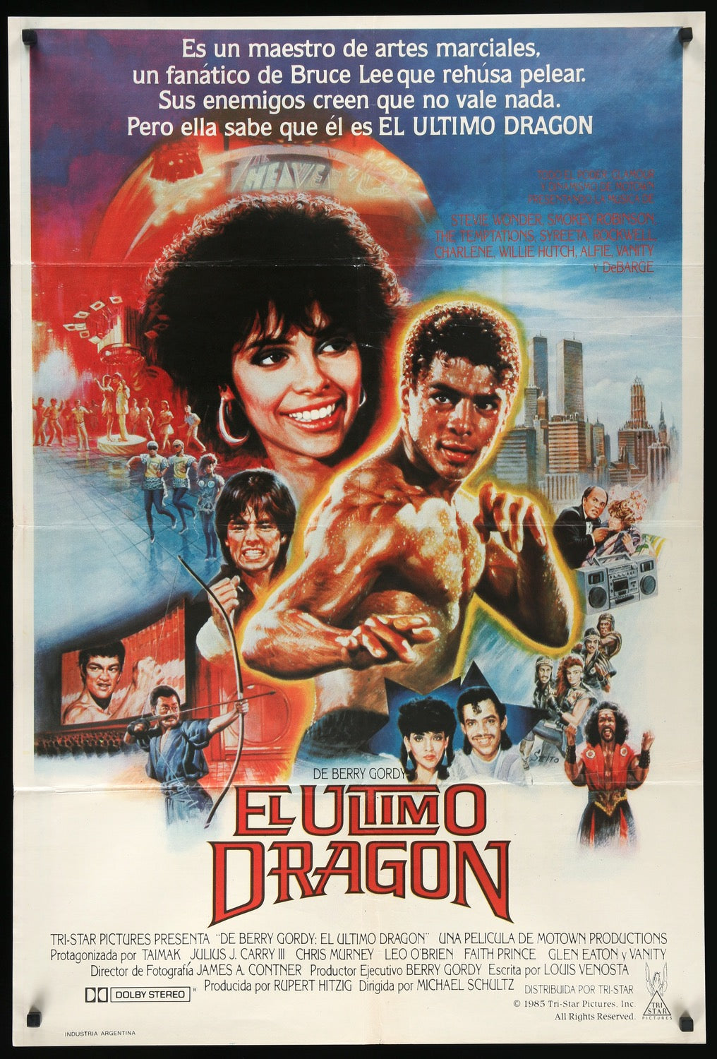 Last Dragon (1985) original movie poster for sale at Originalfilmart
