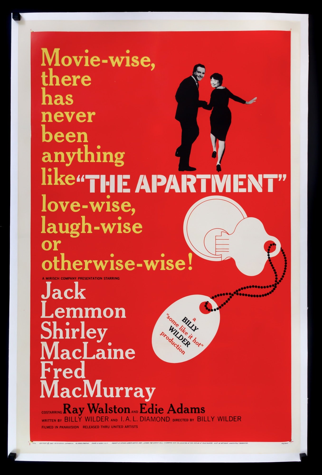Apartment (1960) original movie poster for sale at Originalfilmart