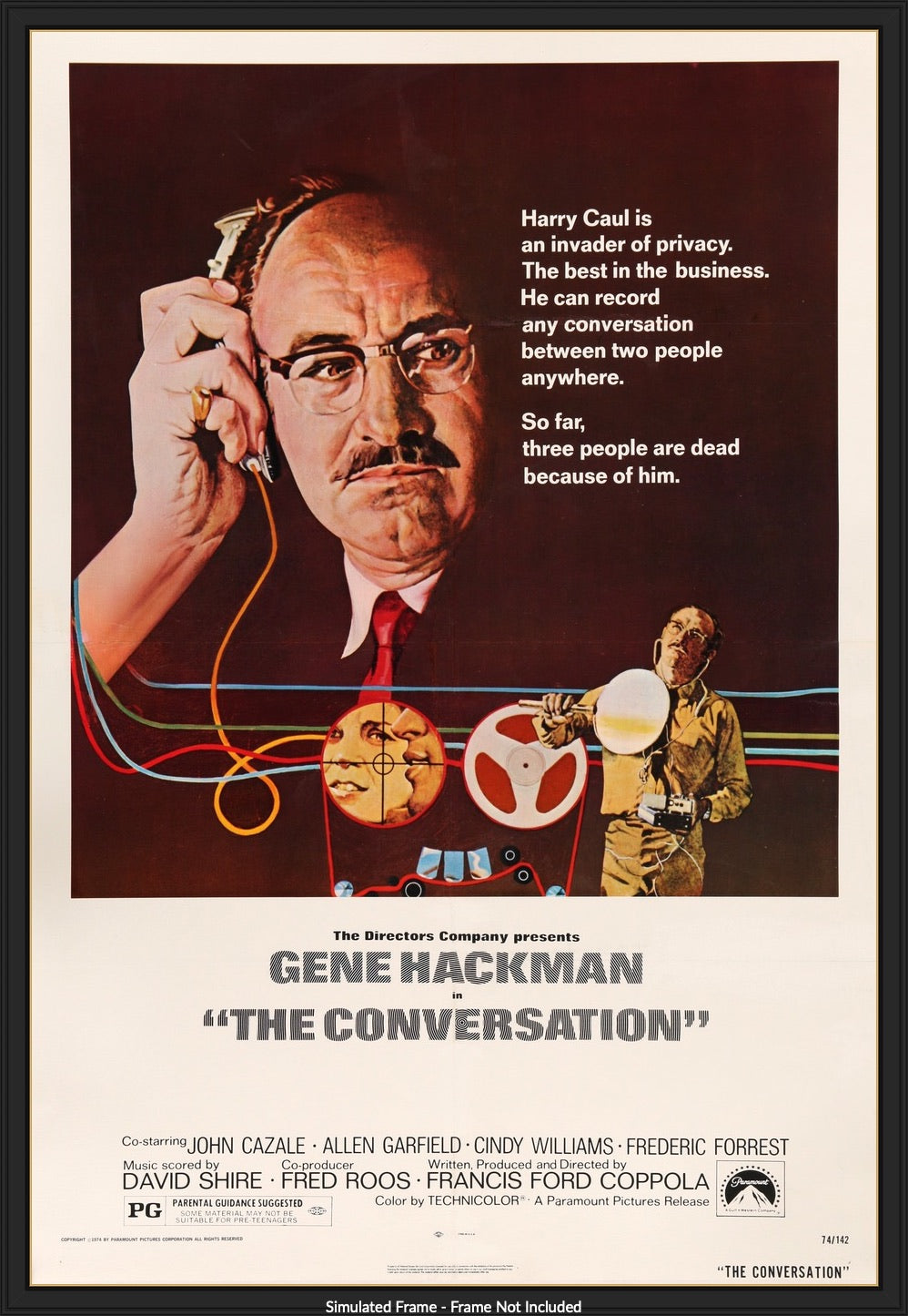 Conversation (1974) original movie poster for sale at Originalfilmart
