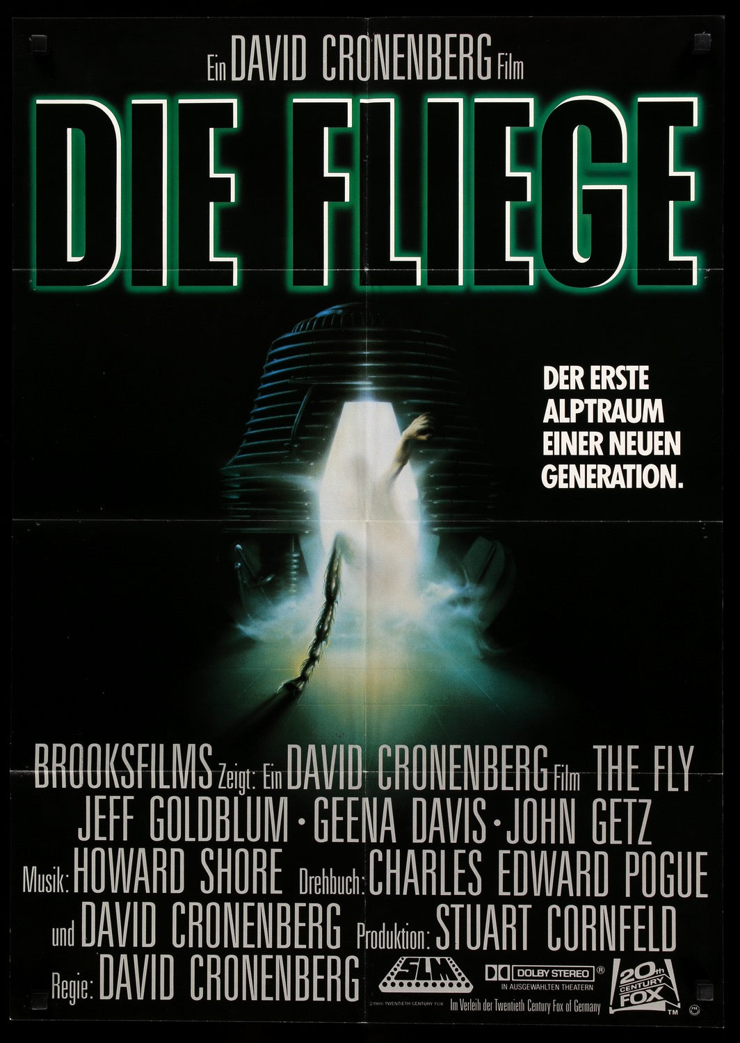 Fly (1986) original movie poster for sale at Originalfilmart