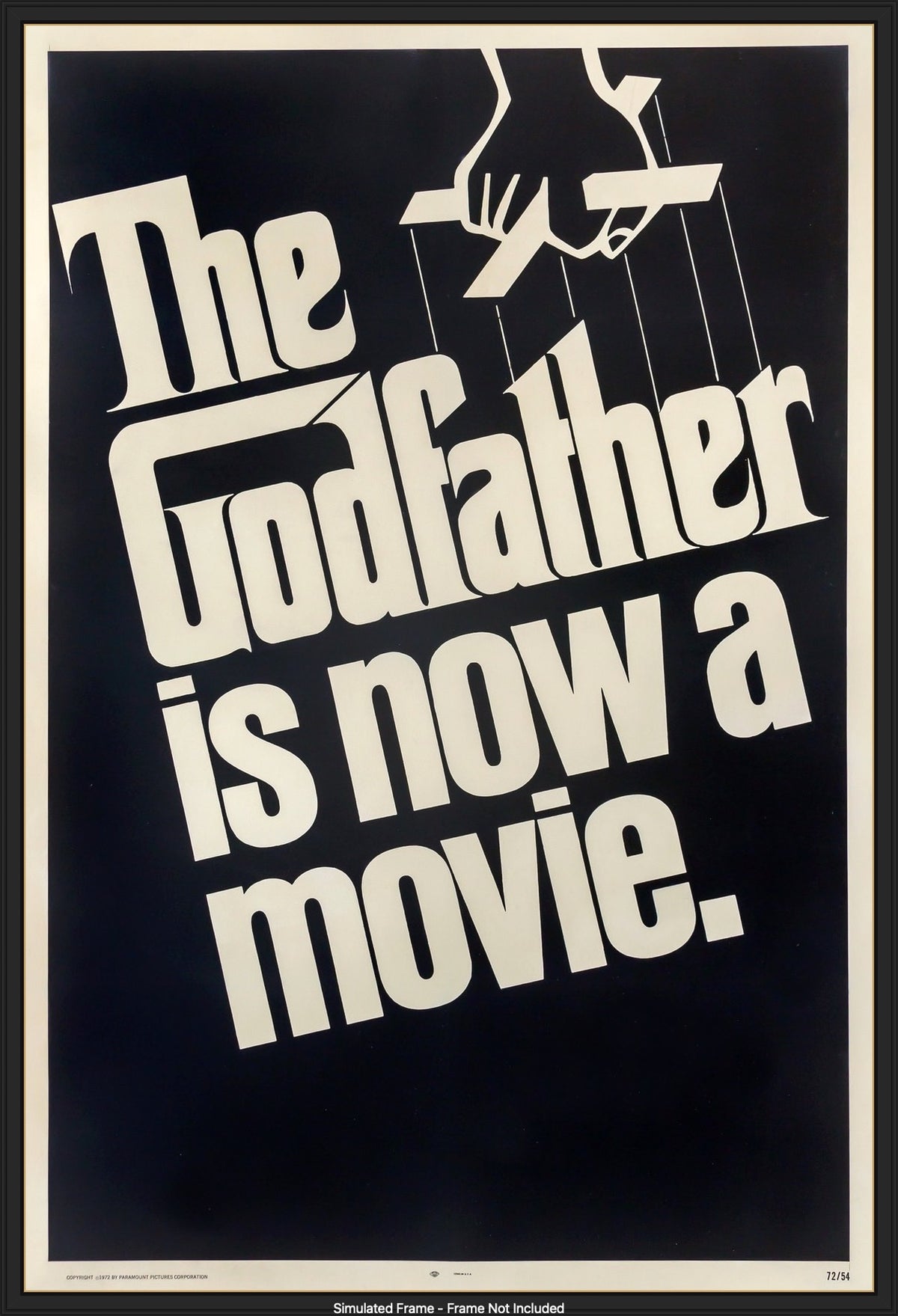 Godfather (1972) original movie poster for sale at Originalfilmart