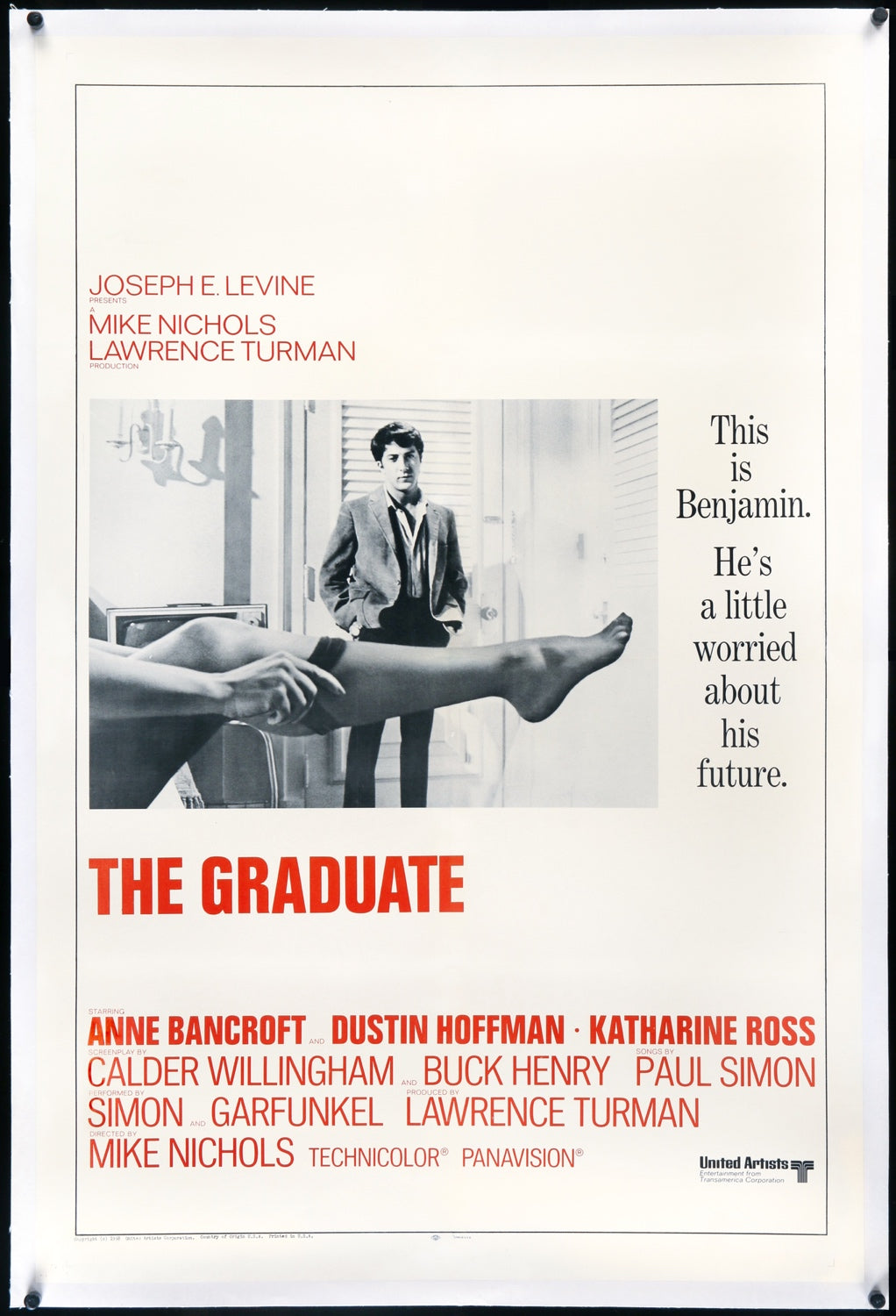 Graduate (1967) original movie poster for sale at Originalfilmart