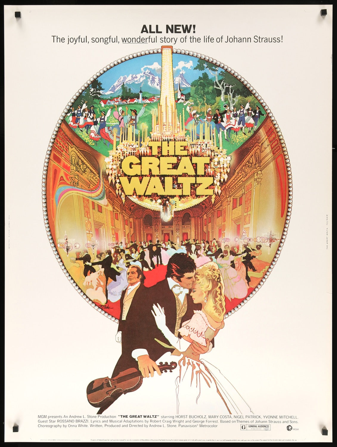 Great Waltz (1972) original movie poster for sale at Originalfilmart
