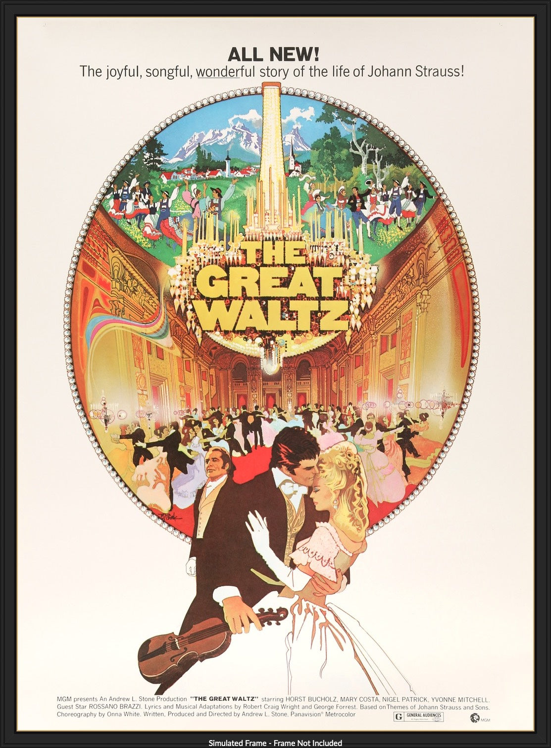 Great Waltz (1972) original movie poster for sale at Originalfilmart