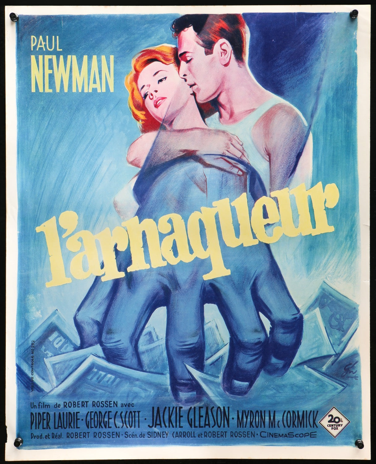Hustler (1961) original movie poster for sale at Originalfilmart