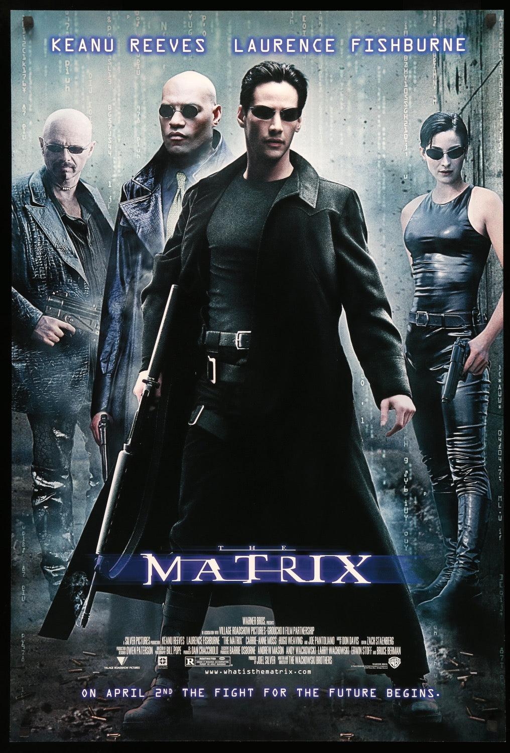 Matrix (1999) original movie poster for sale at Originalfilmart