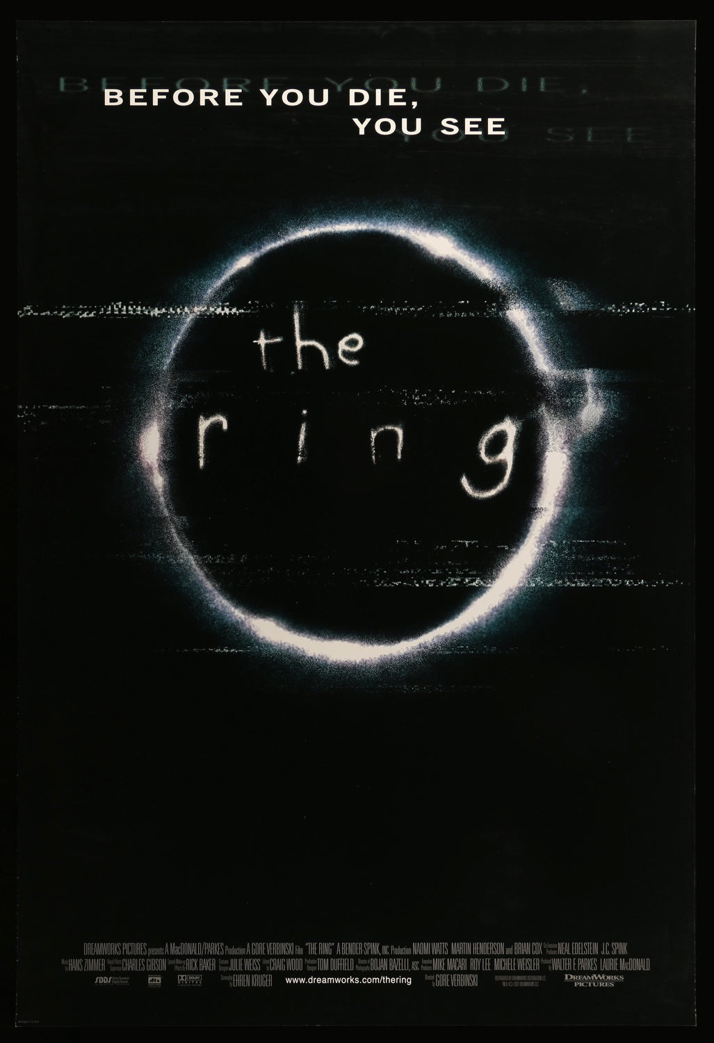 Ring (2002) original movie poster for sale at Originalfilmart