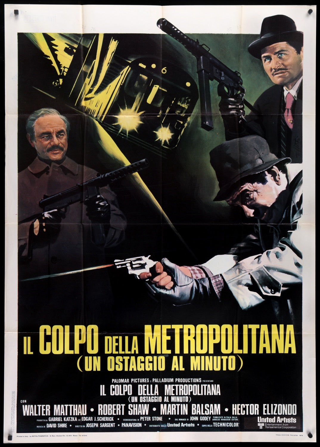 Taking of Pelham One Two Three (1974) original movie poster for sale at Originalfilmart