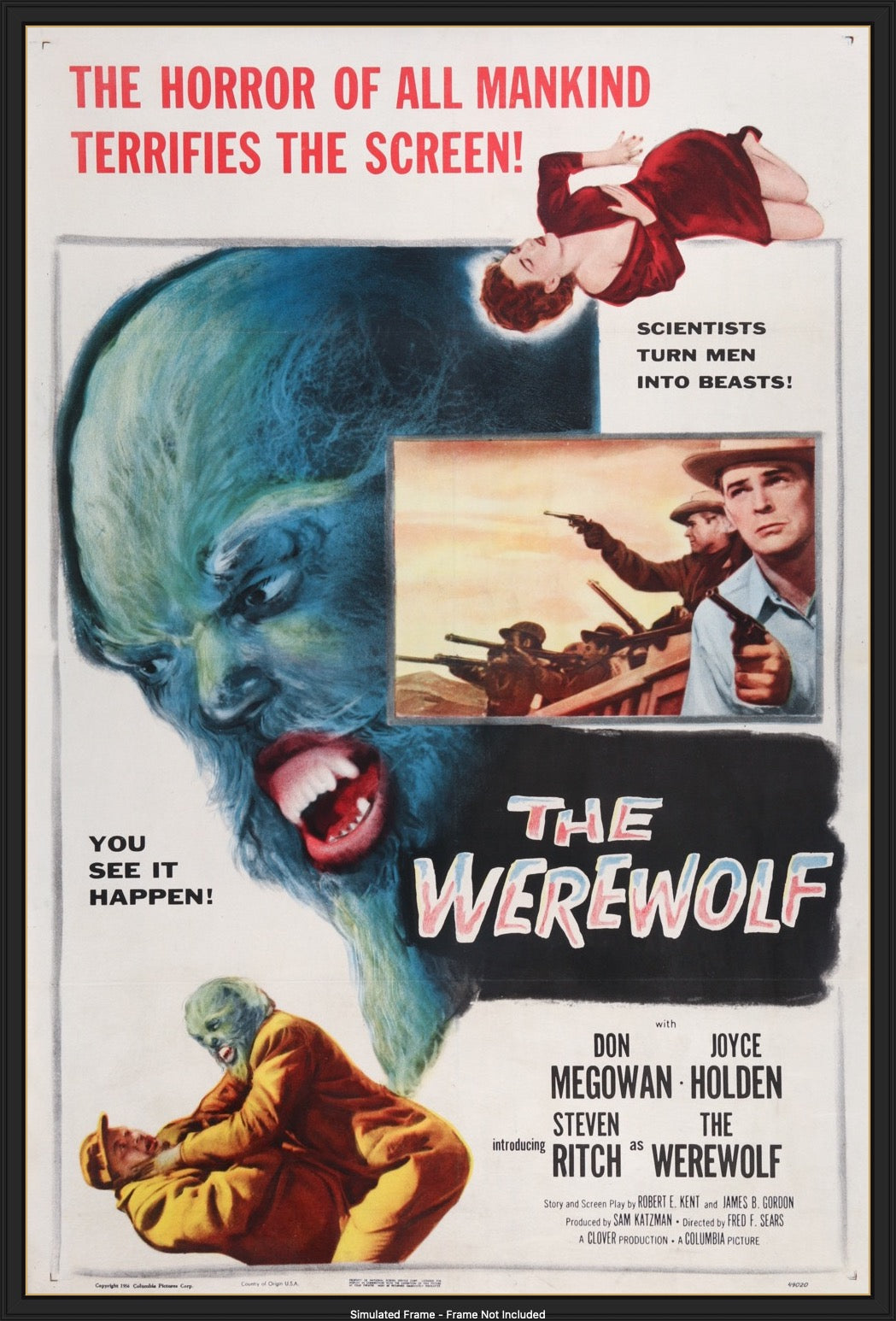 Werewolf (1956) original movie poster for sale at Originalfilmart