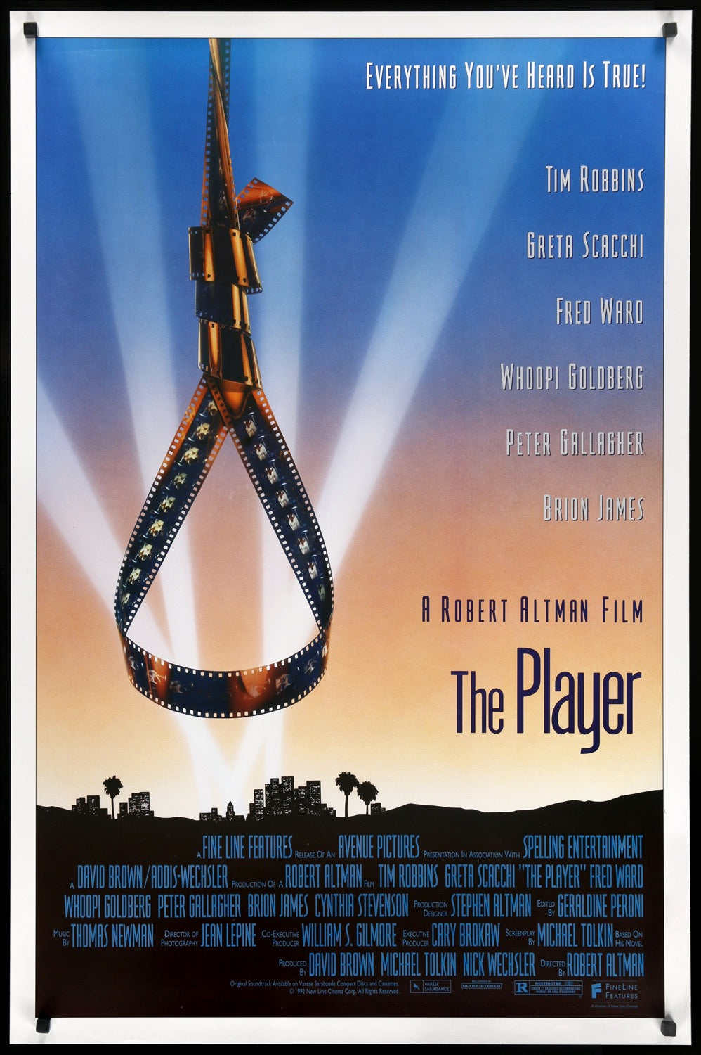 Player (1992) original movie poster for sale at Originalfilmart
