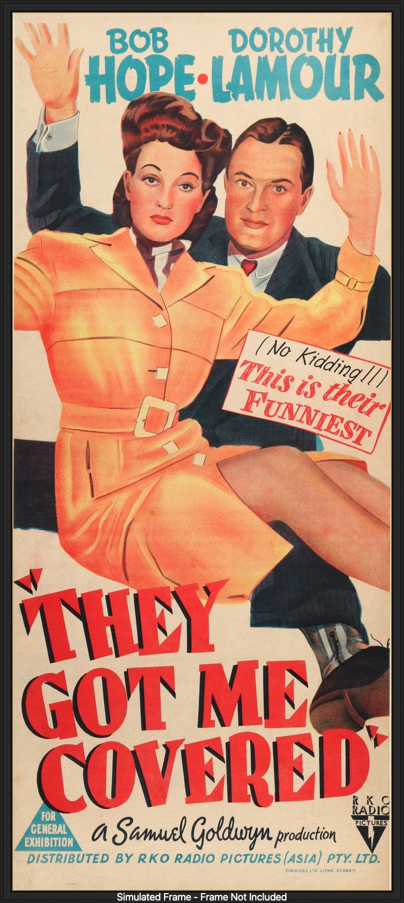 They Got Me Covered (1943) original movie poster for sale at Originalfilmart