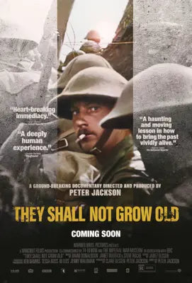 They Shall Not Grow Old (2018) original movie poster for sale at Originalfilmart