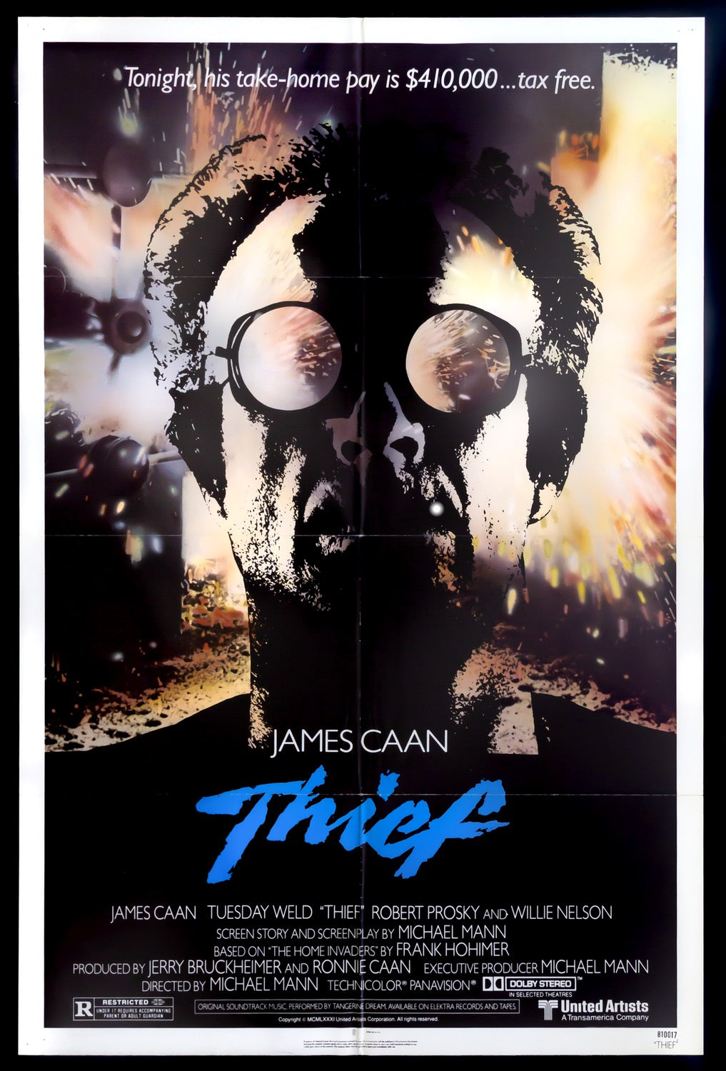 Thief (1981) original movie poster for sale at Originalfilmart